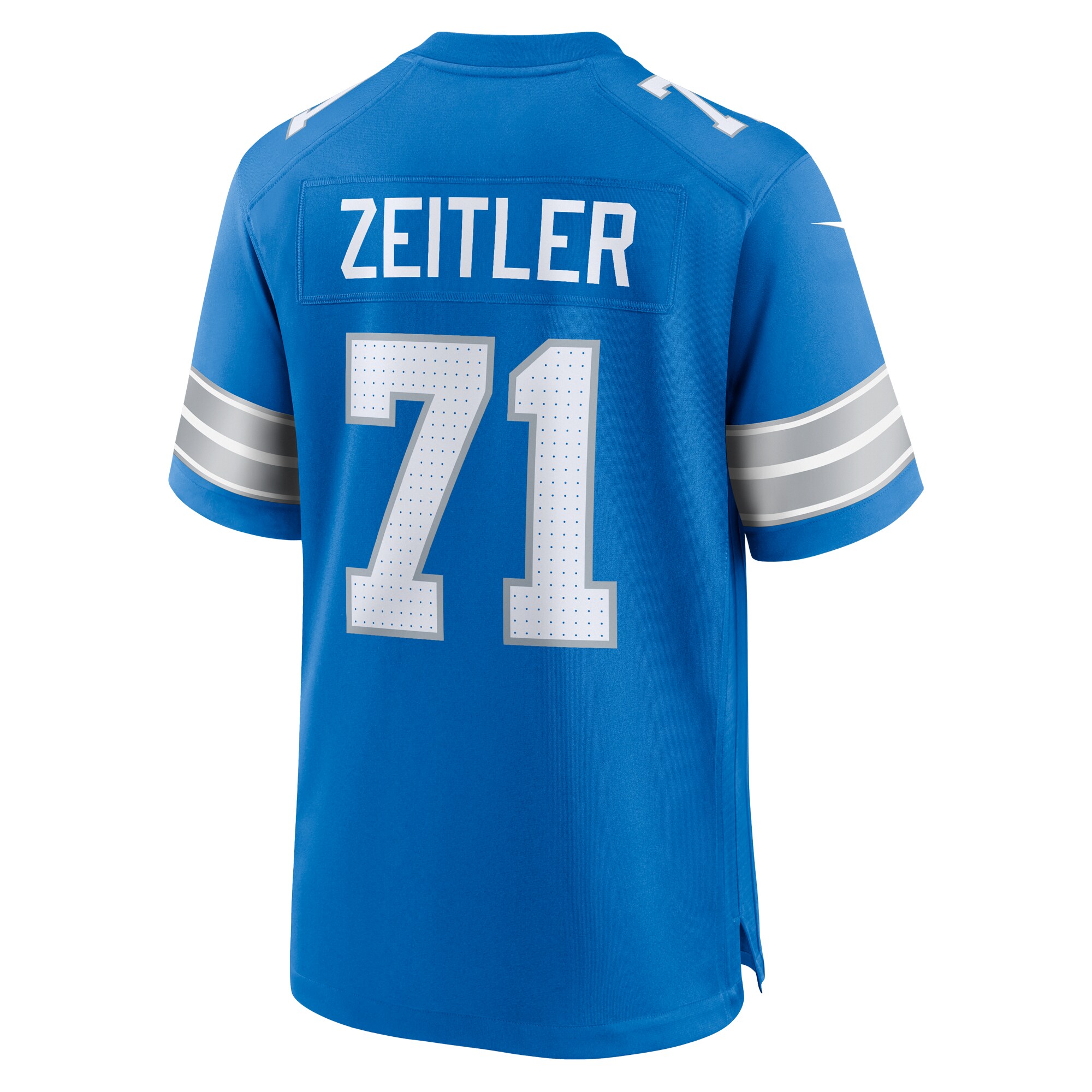 Detroit Lions Kevin Zeitler Blue Game NFL Jersey Men's
