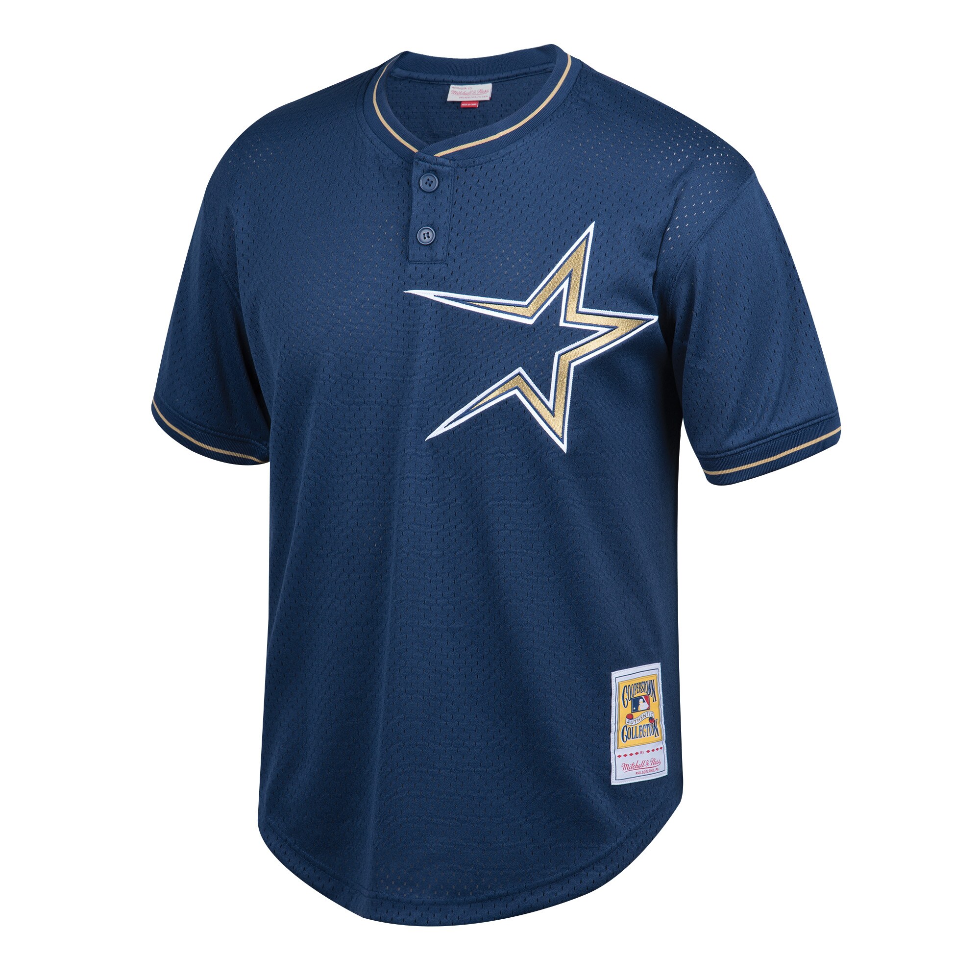 Houston Astros Jeff Bagwell Mitchell Ness Navy Cooperstown Collection Mesh Batting Practice MLB Jersey Youth