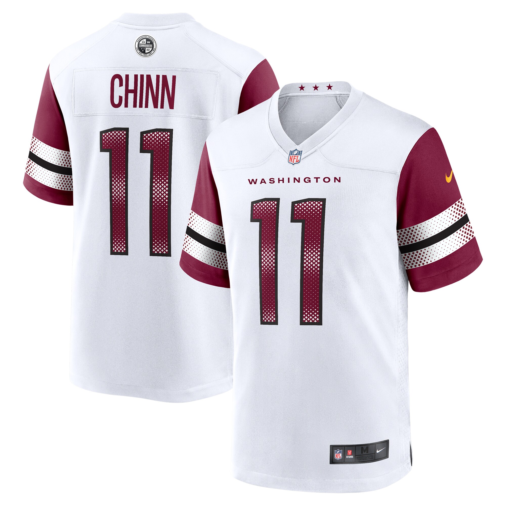 Washington Commanders Jeremy Chinn White Game NFL Jersey Men's