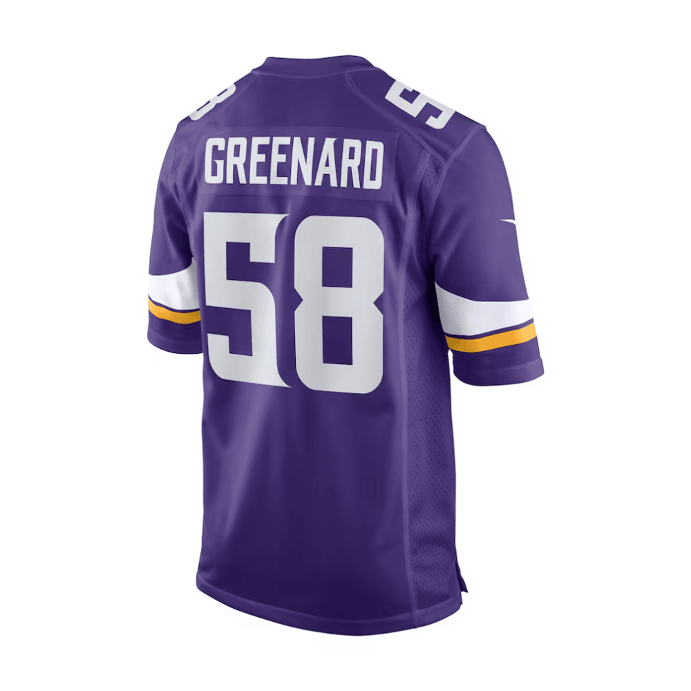 Jonathan Greenard 58 Baltimore Ravens 2025 Pro Bowl Patch Game Purple NFL Jersey Men's