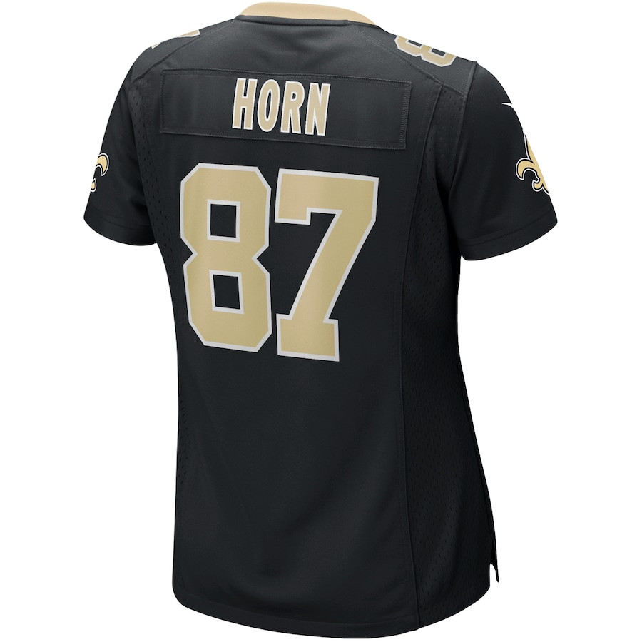 Joe Horn 87 New Orleans Saints Game Retired Black NFL Jersey Women's