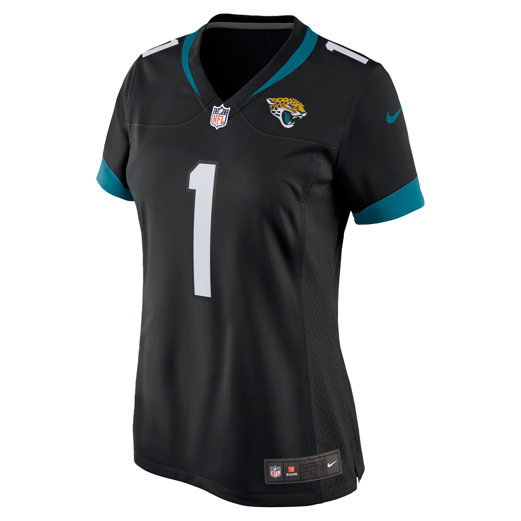 Jacksonville Jaguars Travis Etienne Black Game NFL Jersey Women's