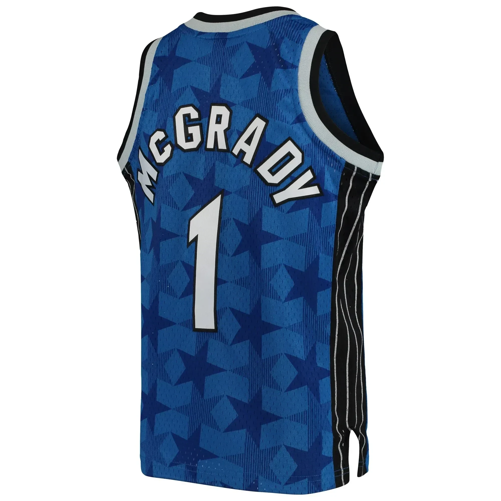 Tracy Mcgrady Orlando Magicc Mitchell&Nes Swingman Throwback Blue NBA Jersey Youth