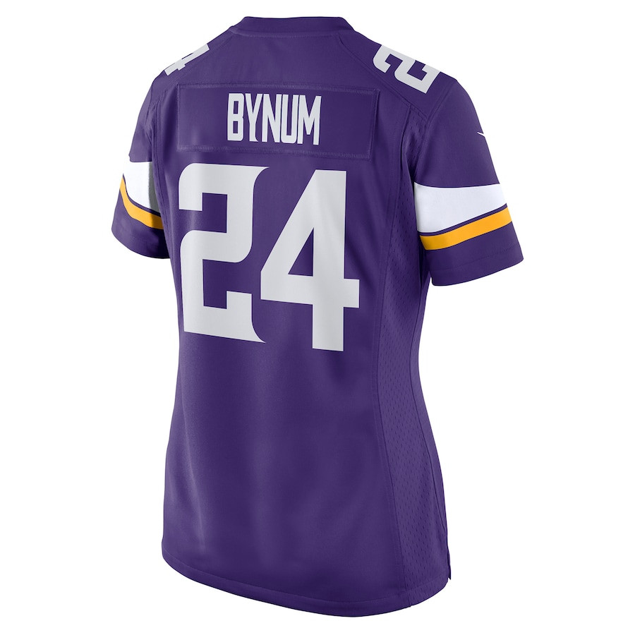 Camryn Bynum 24 Minnesota Vikings Game Purple NFL Jersey Women's
