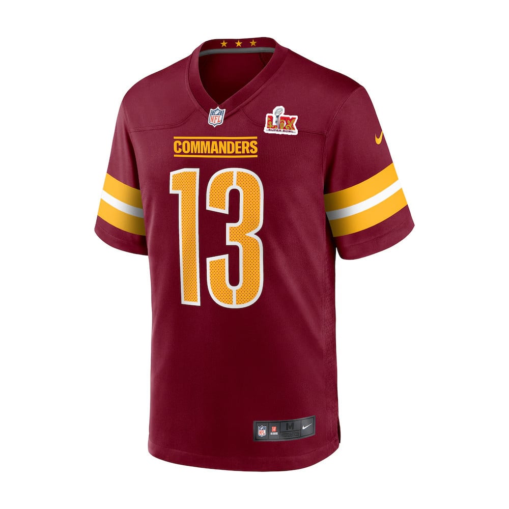 K.J. Osborn #13 Washington Commanders Super Bowl LIX Burgundy NFL Jersey Youth