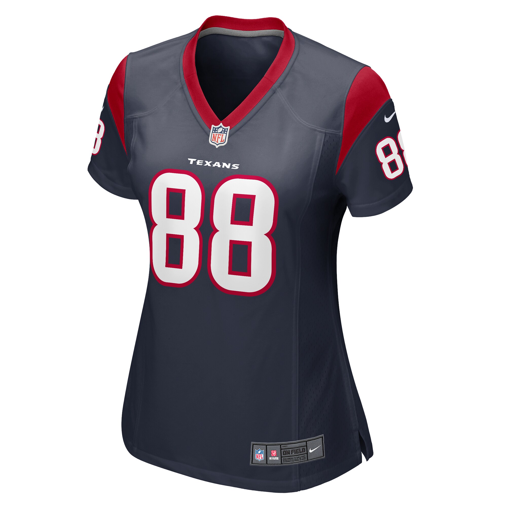 Houston Texans Johnny Johnson Navy Team Game NFL Jersey Women's