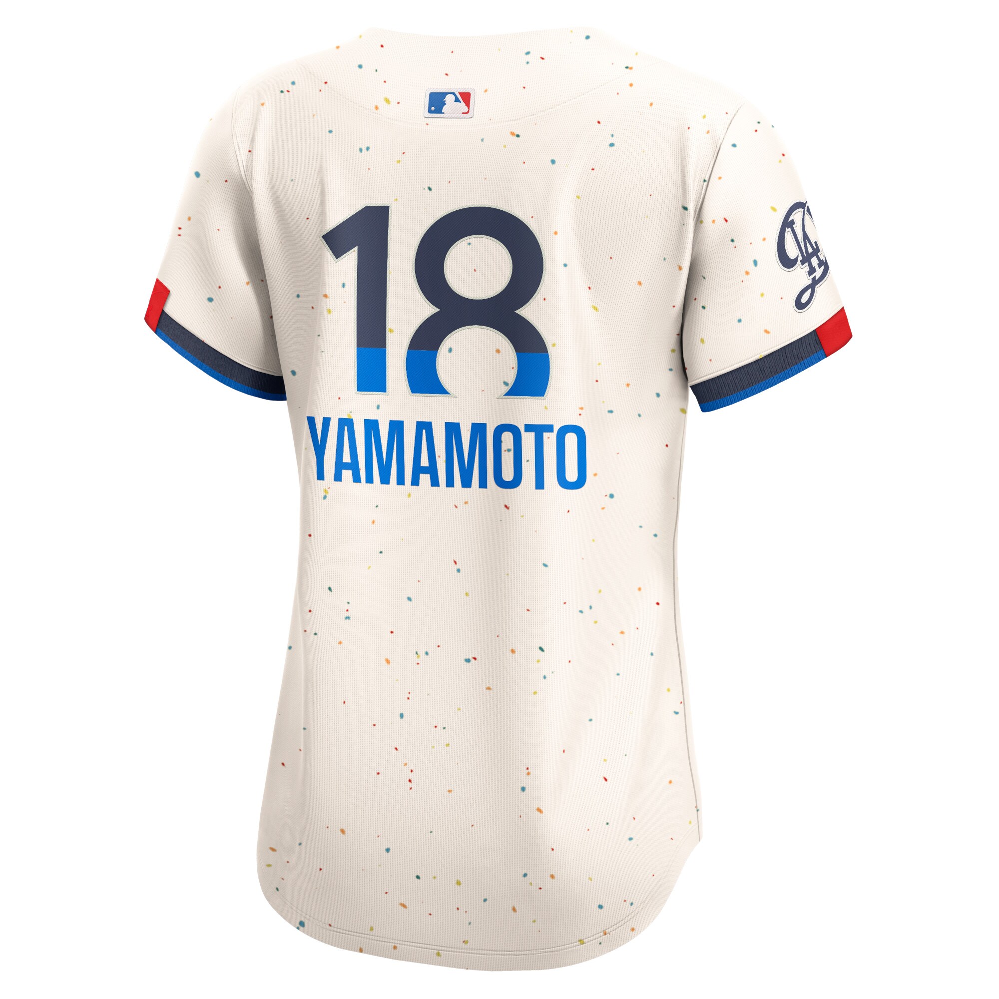 Los Angeles Dodgers Yoshinobu Yamamoto Cream 2024 City Connect Limited Player MLB Jersey Women's