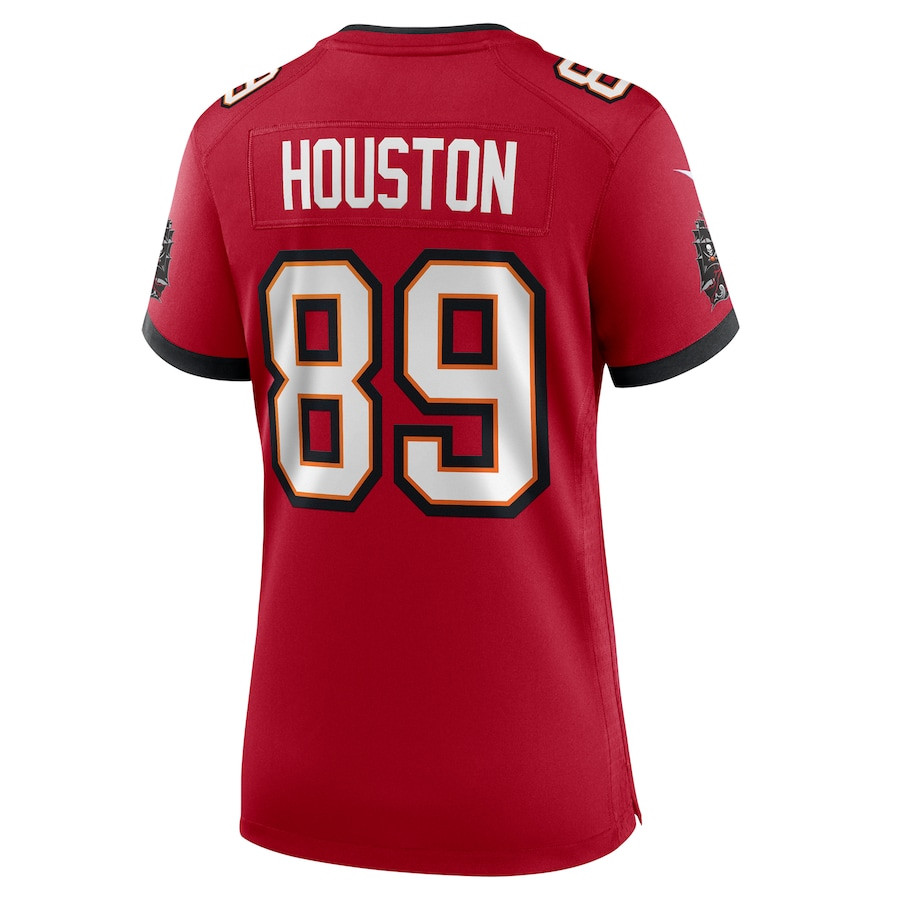 Dennis Houston 89 Tampa Bay Buccaneers Game Red NFL Jersey Women's