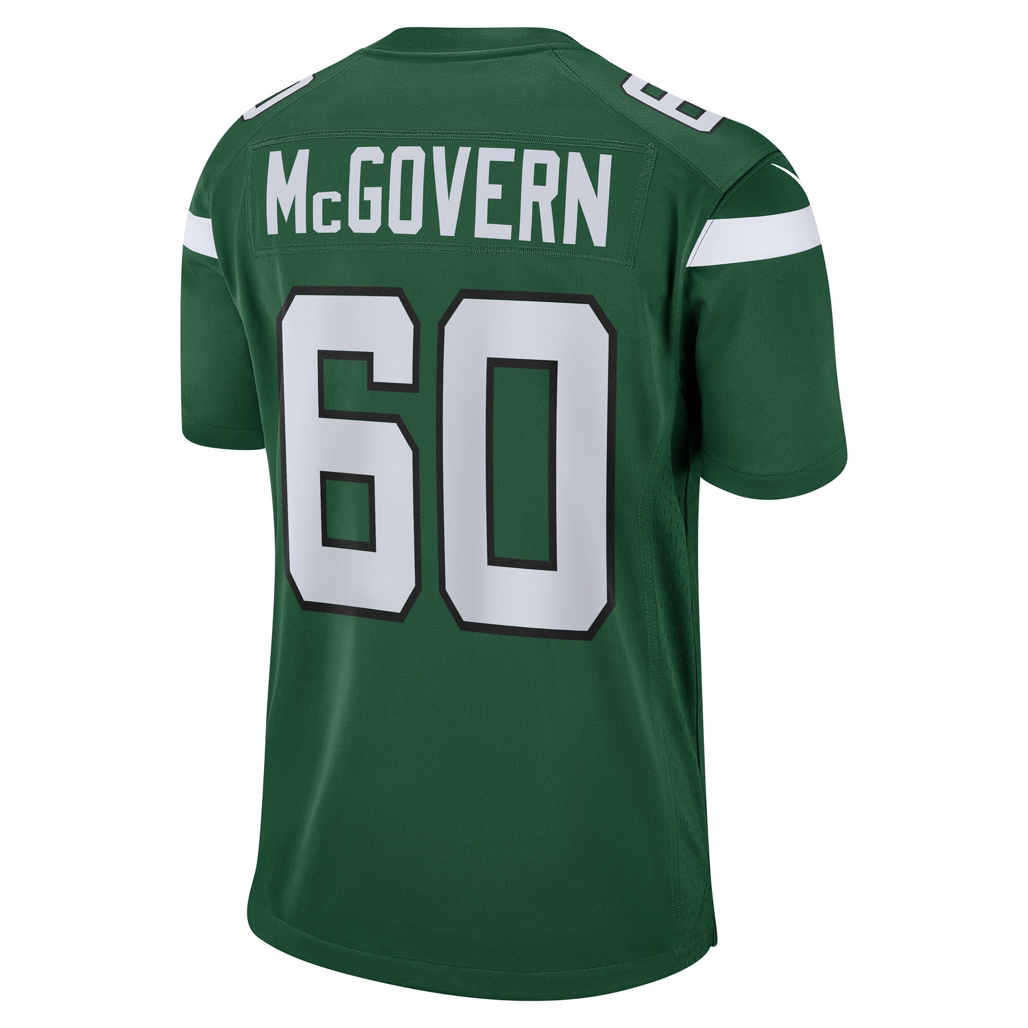 New York Jets Connor McGovern Gotham Green Game NFL Jersey Men's