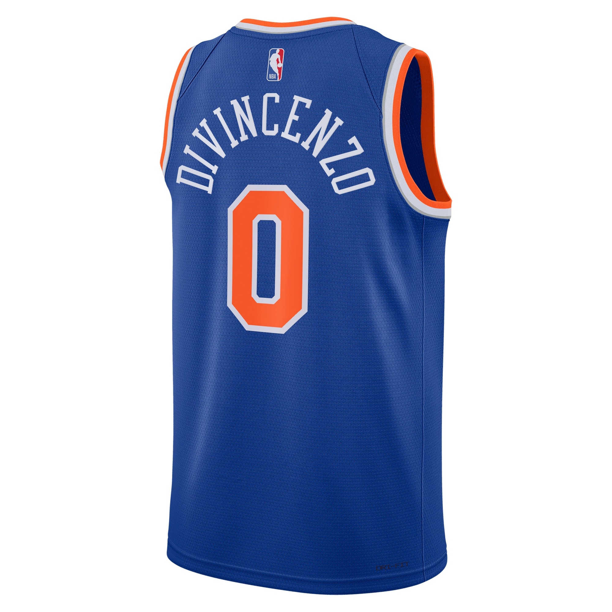 New York Knicks Icon Edition Swingman Blue Donte DiVincenz Unisex NBA Jersey Unisex