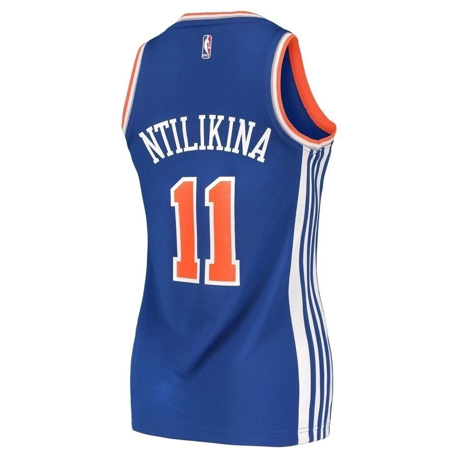 Frank Ntilikina New York Knicks Blue NBA Jersey Women's