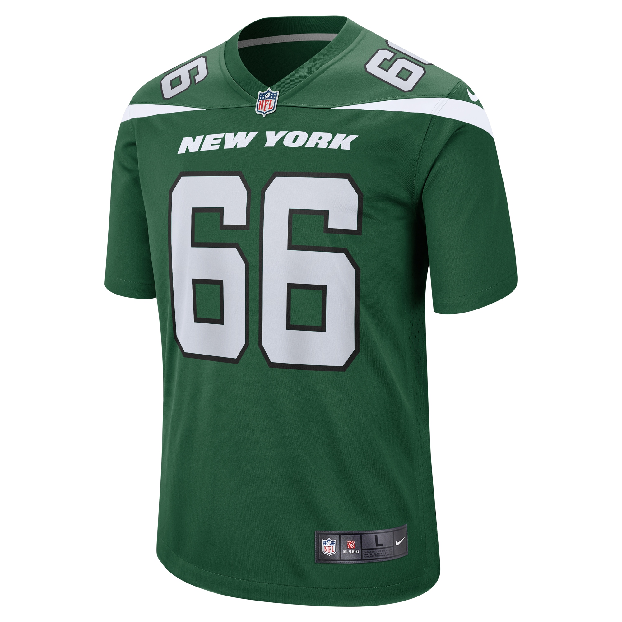 New York Jets Joe Tippmann Gotham Green Game NFL Jersey Men's