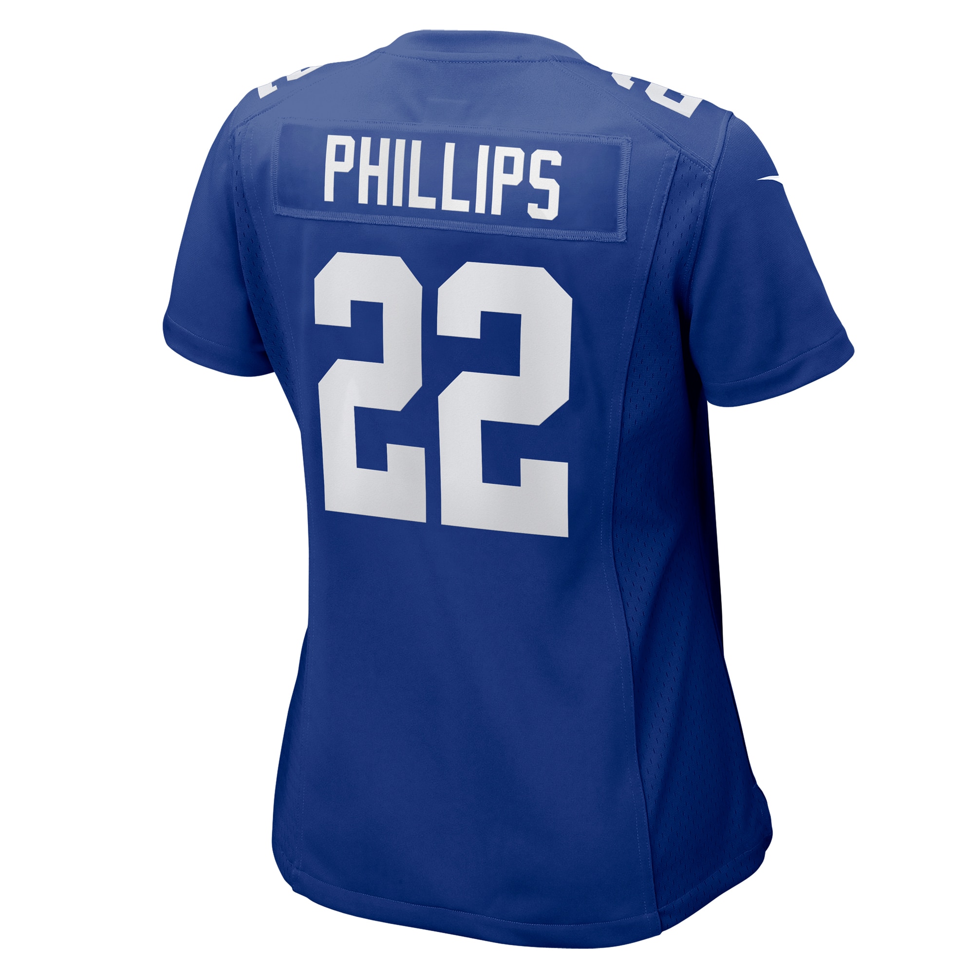 New York Giants Dru Phillips Royal Game NFL Jersey Women's