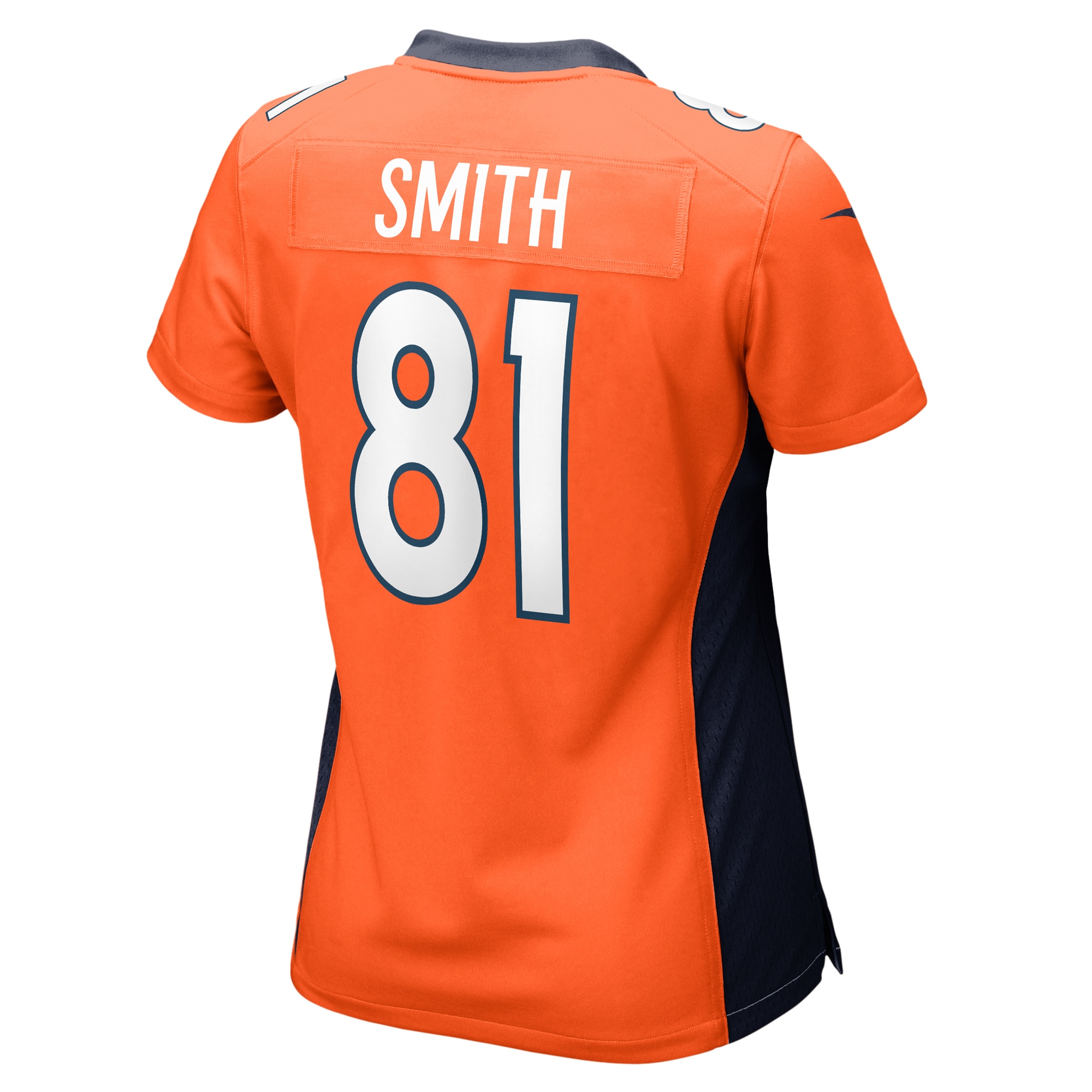 Denver Broncos Tre'Quan Smith Orange Game NFL Jersey Women's