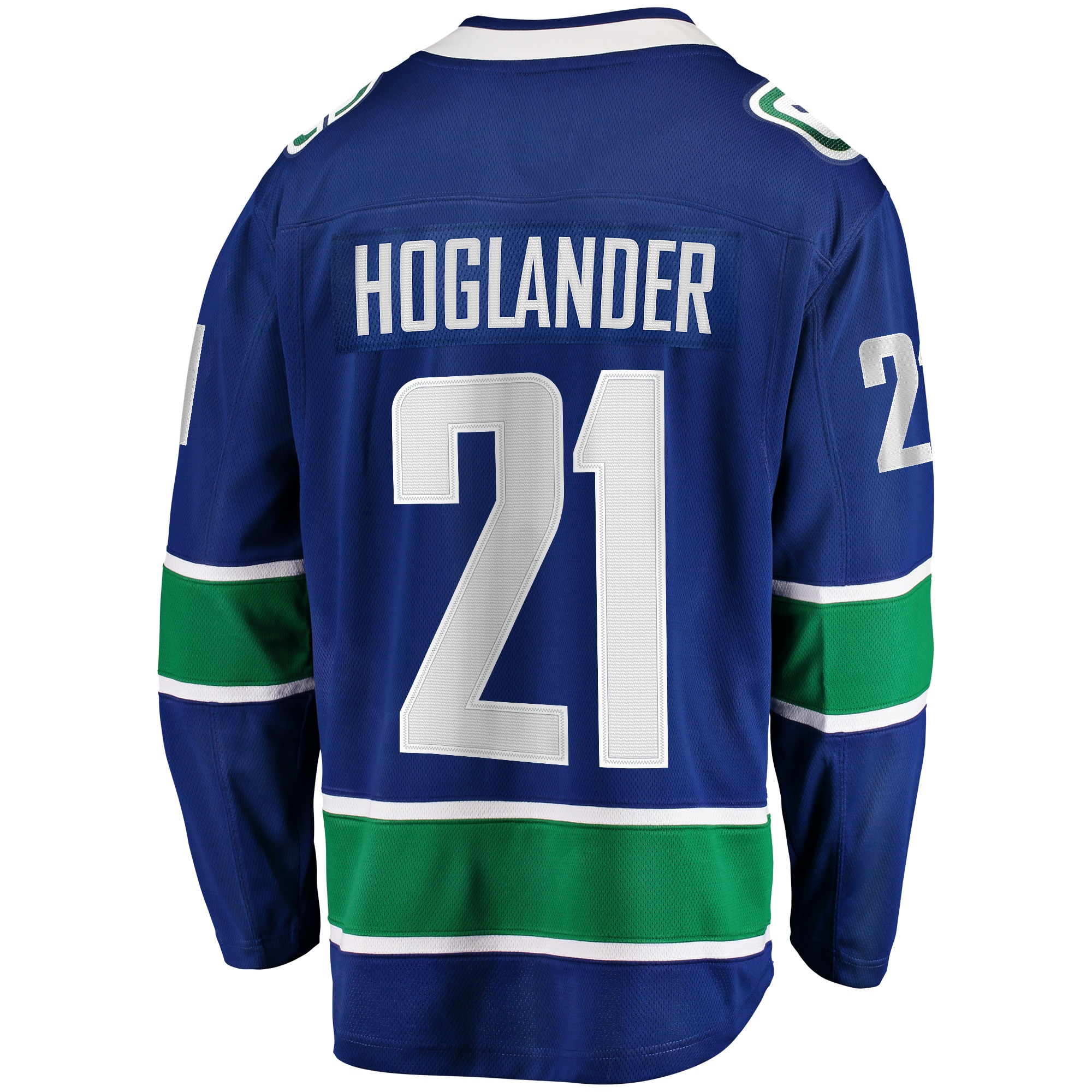 Vancouver Canucks Nils Hoglander Blue Home Premier Breakaway Player NHL Jersey Men's