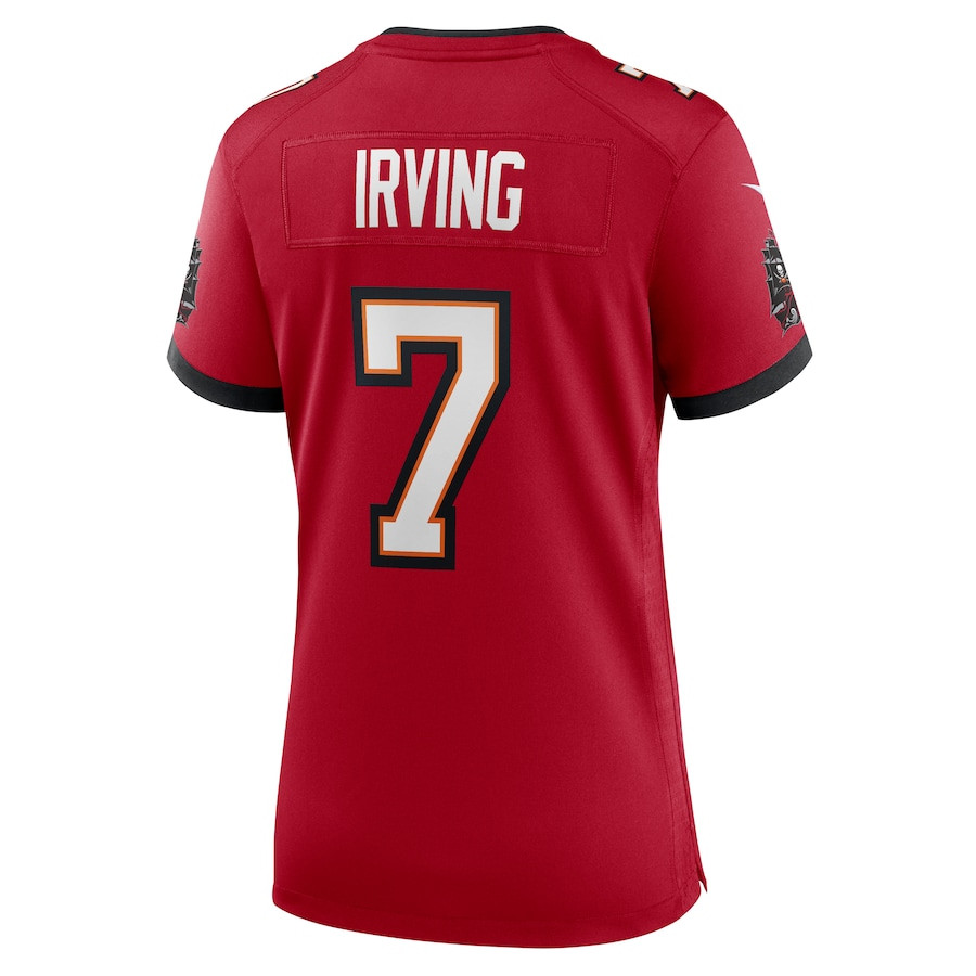 Bucky Irving 7 Tampa Bay Buccaneers Game Red NFL Jersey Women's