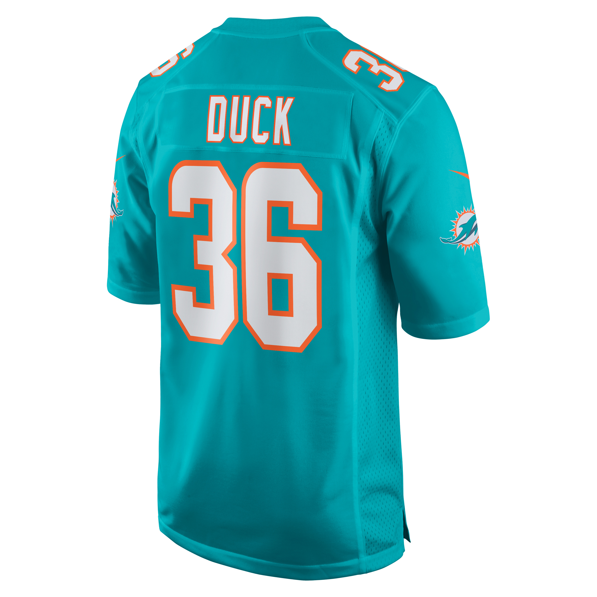 Miami Dolphins Storm Duck Aqua Game NFL Jersey Men's