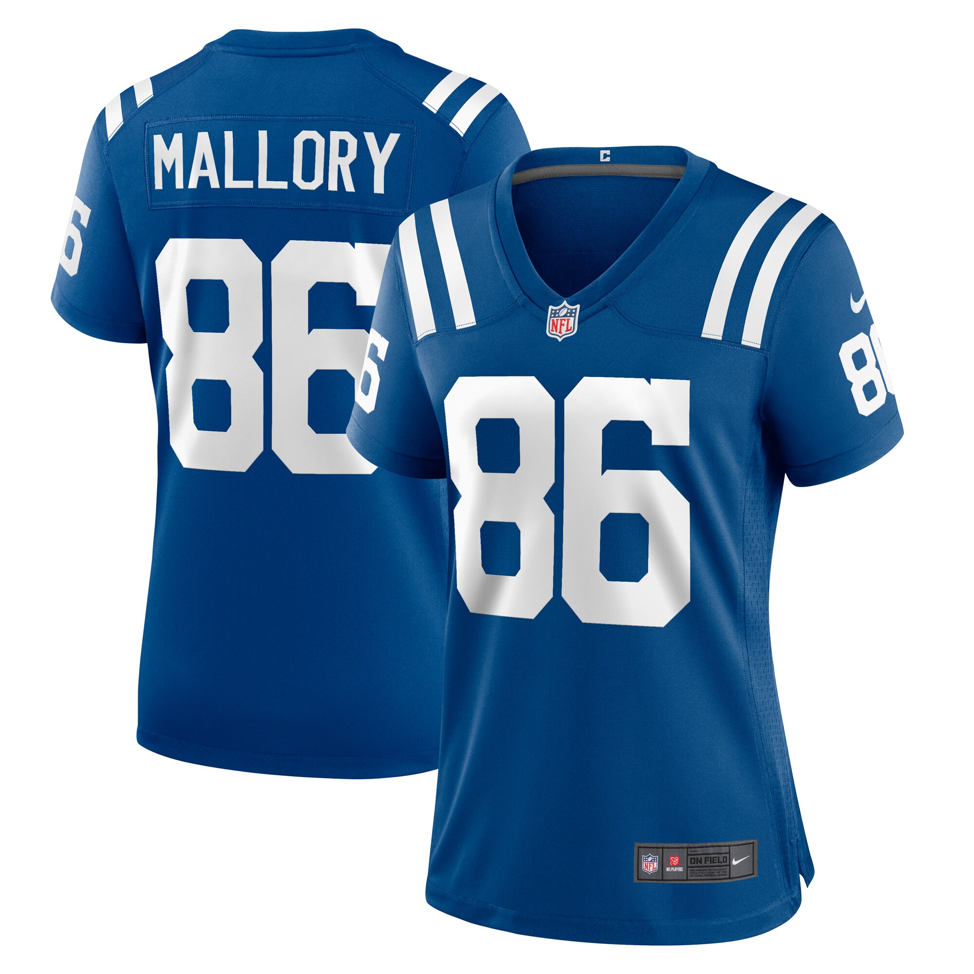 Indianapolis Colts Will Mallory Royal Team Game NFL Jersey Women's