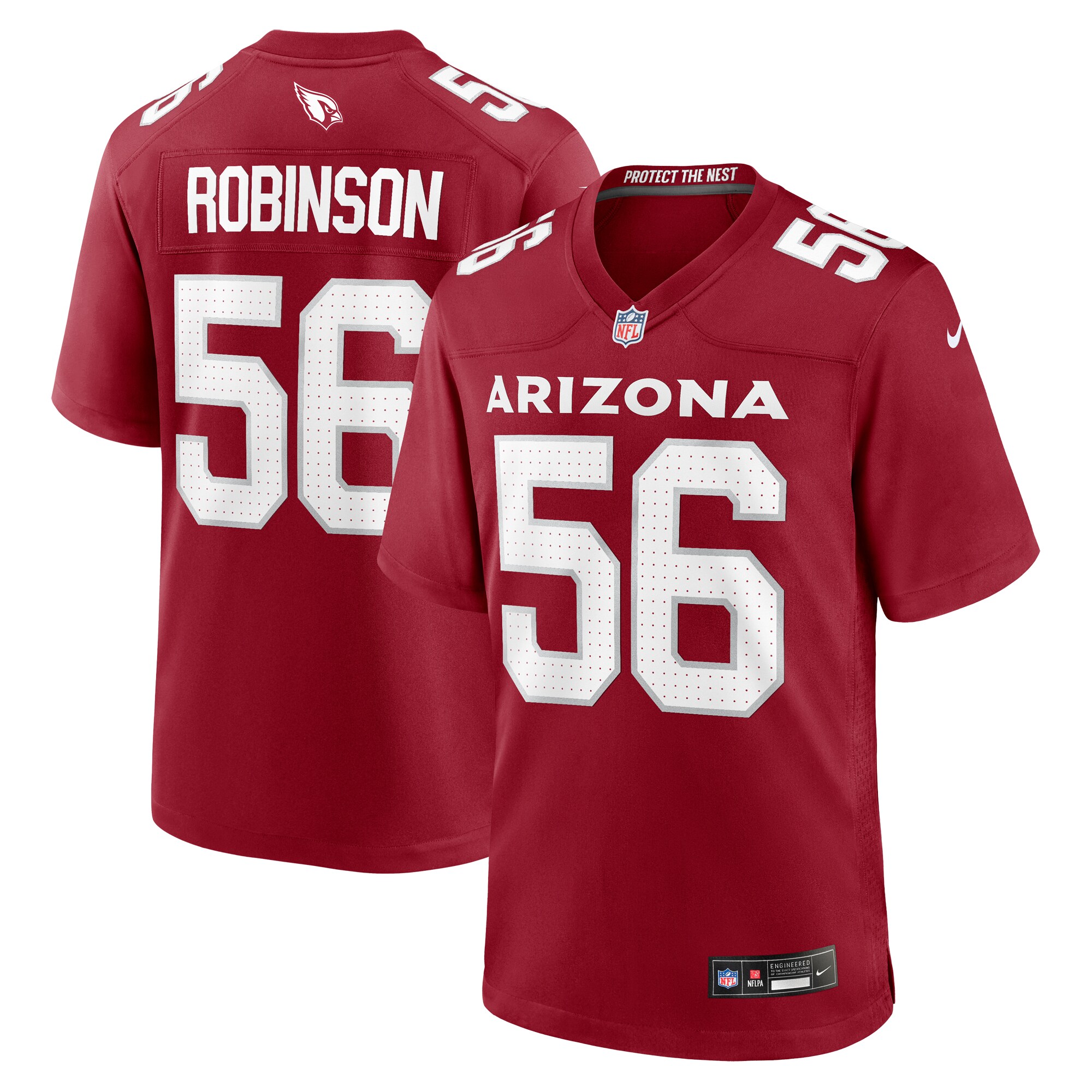 Arizona Cardinals Darius Robinson Cardinal Player Game NFL Jersey Men's