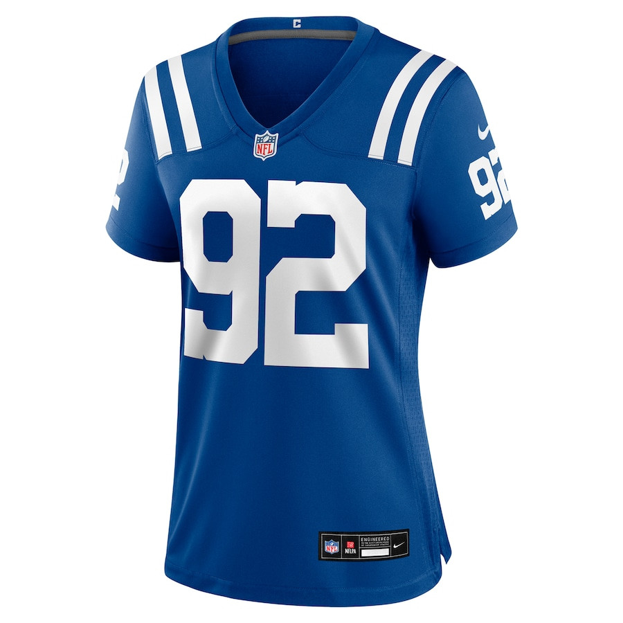 Bjoern Werner 92 Indianapolis Colts Retired Player Game Royal NFL Jersey Women's