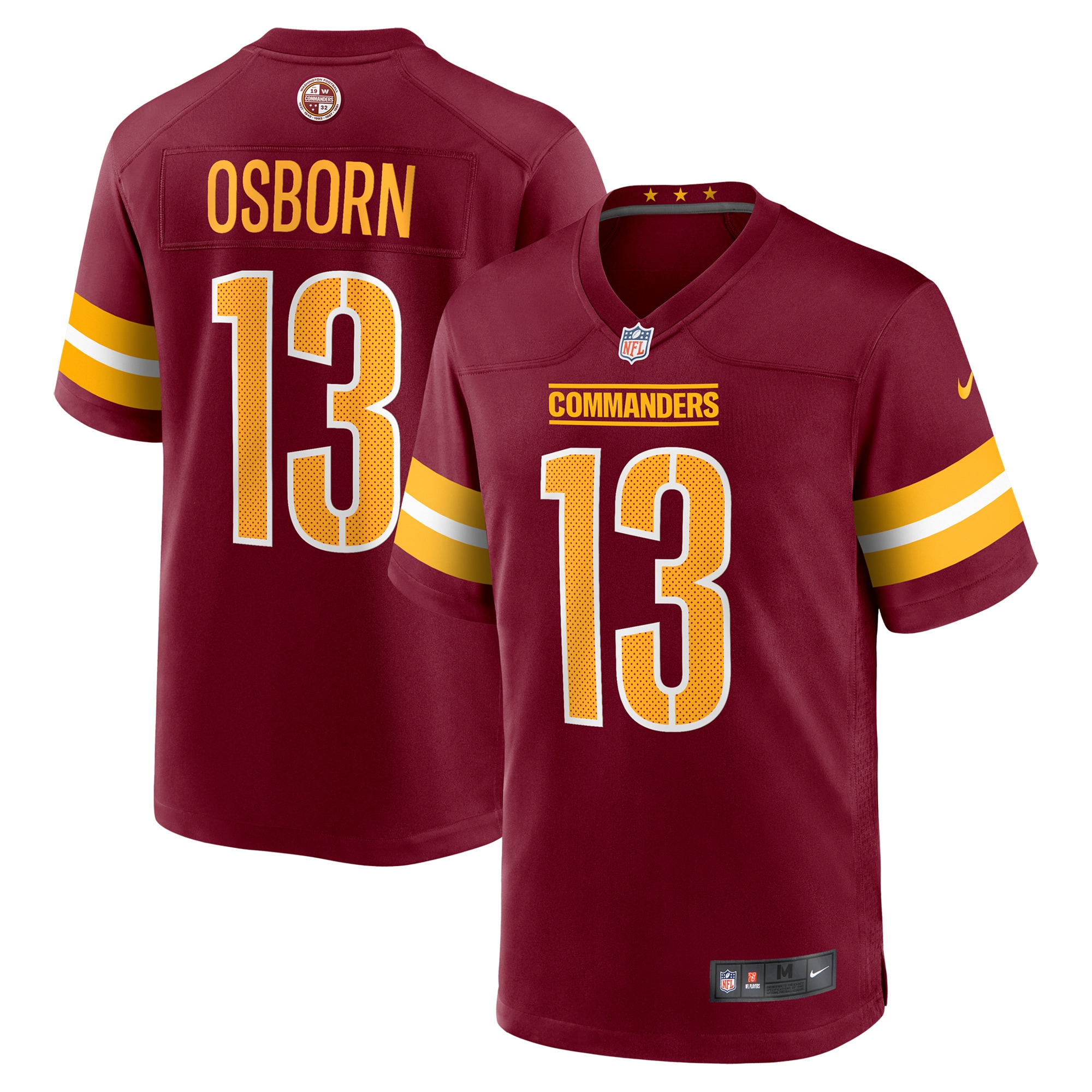 Washington Commanders K.J. Osborn Burgundy Team Game NFL Jersey Men's