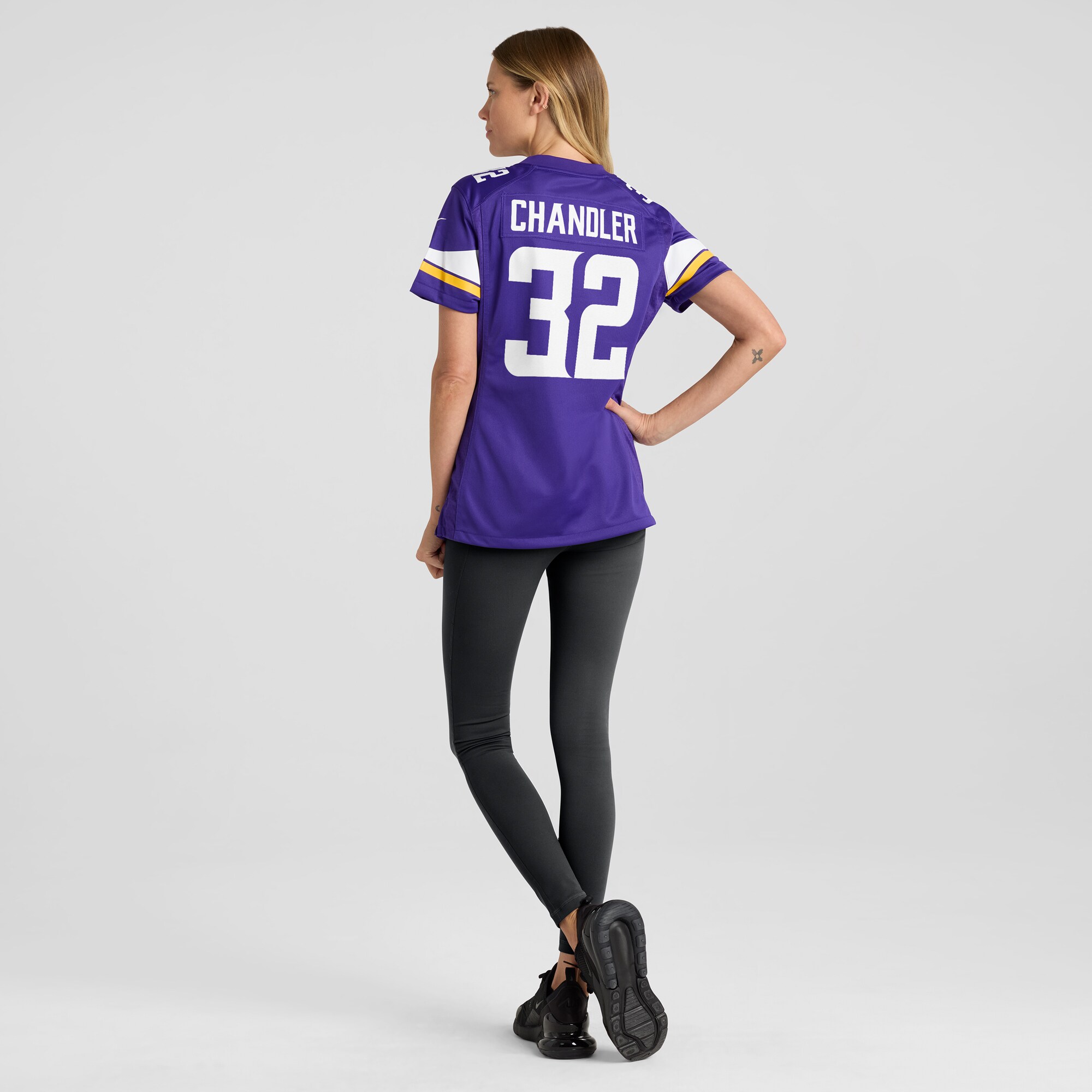 Minnesota Vikings Ty Chandler Purple Game Player NFL Jersey Women's