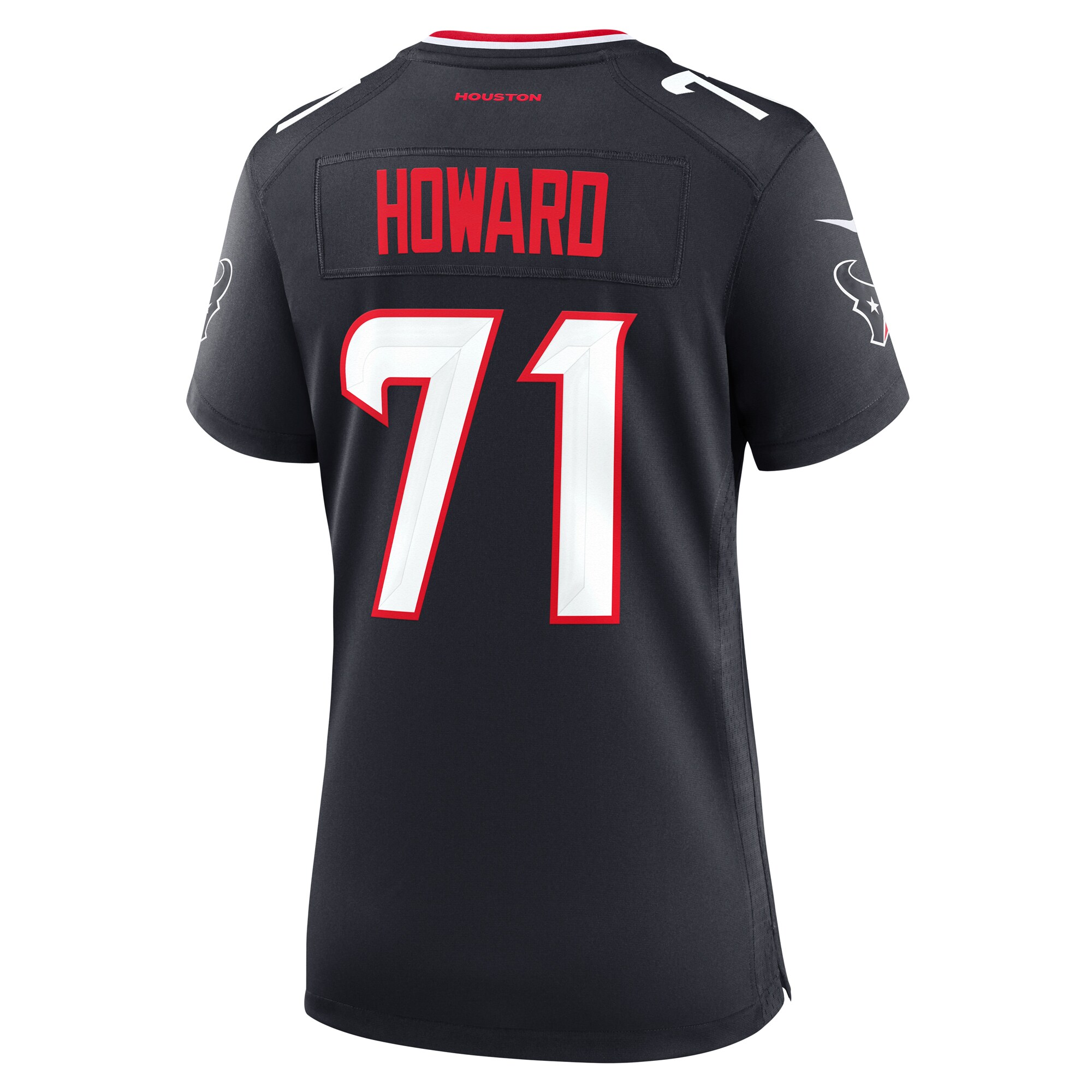Houston Texans Tytus Howard Navy Team Game NFL Jersey Women's
