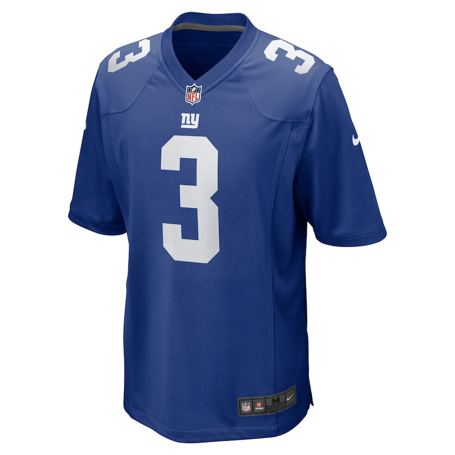 Deonte Banks 3 New York Giants Game Royal NFL Jersey Men's
