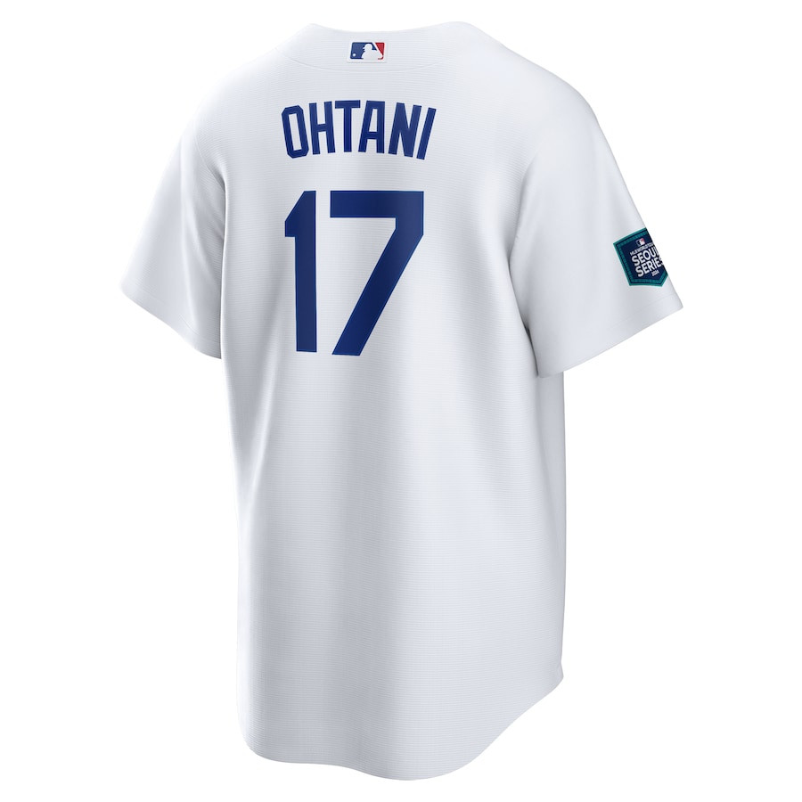 Shohei Ohtani 17 Los Angeles Dodgers 2024 World Tour Seoul Series Home Player White MLB Jersey Men's
