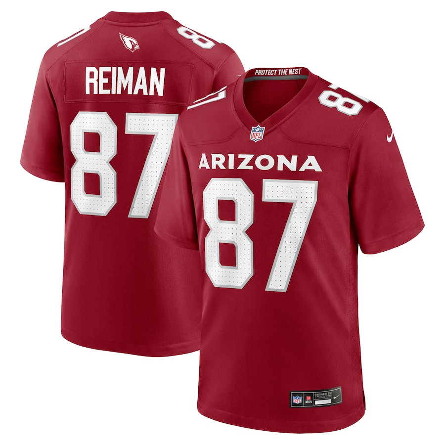 Tip Reiman 87 Arizona Cardinals Team Game Cardinal NFL Jersey Men's