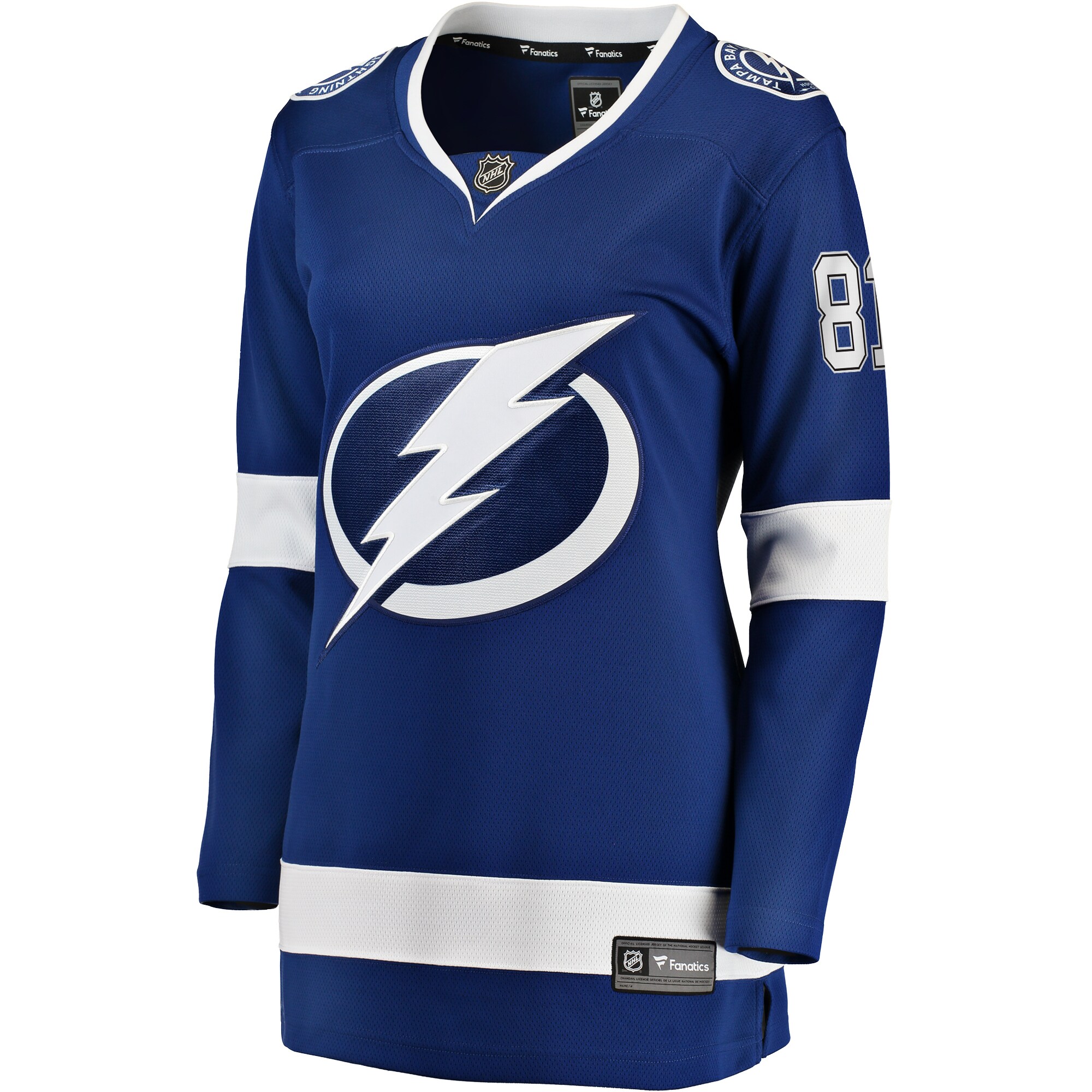 Tampa Bay Lightning Erik Cernak Blue Home Breakaway Player NHL Jersey Women's