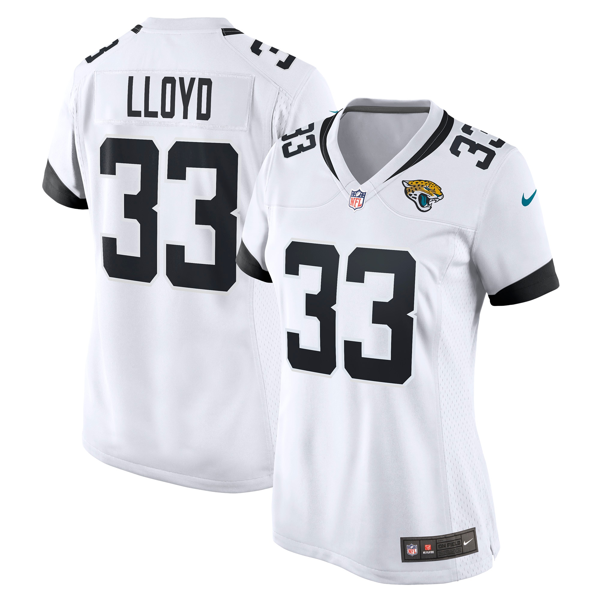 Jacksonville Jaguars Devin Lloyd White Away Game Player NFL Jersey Women's