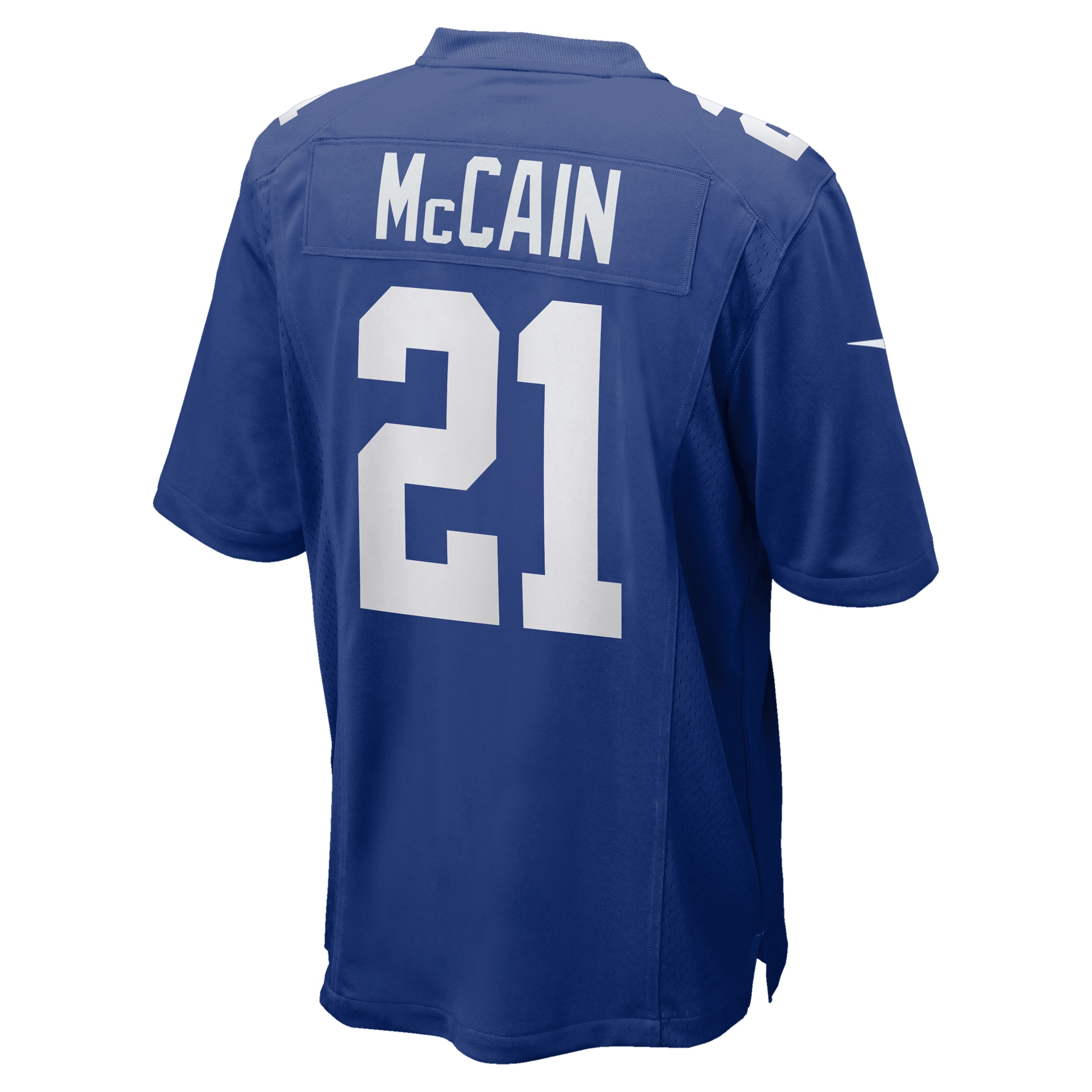 New York Giants Bobby McCain Royal Game Player NFL Jersey Men's
