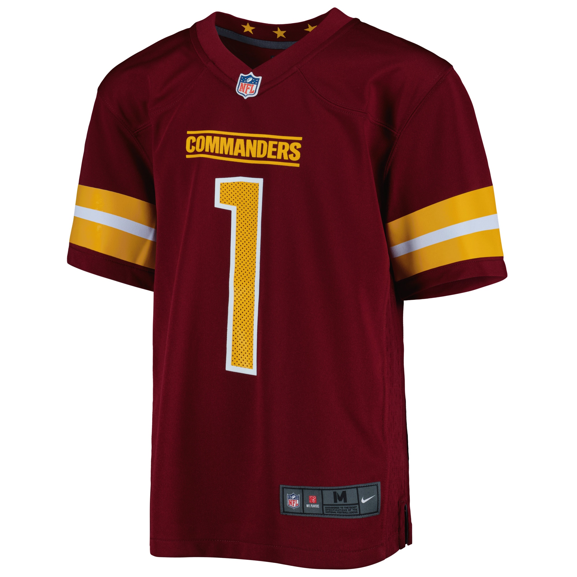 Washington Commanders Jahan Dotson Burgundy Game NFL Jersey Youth