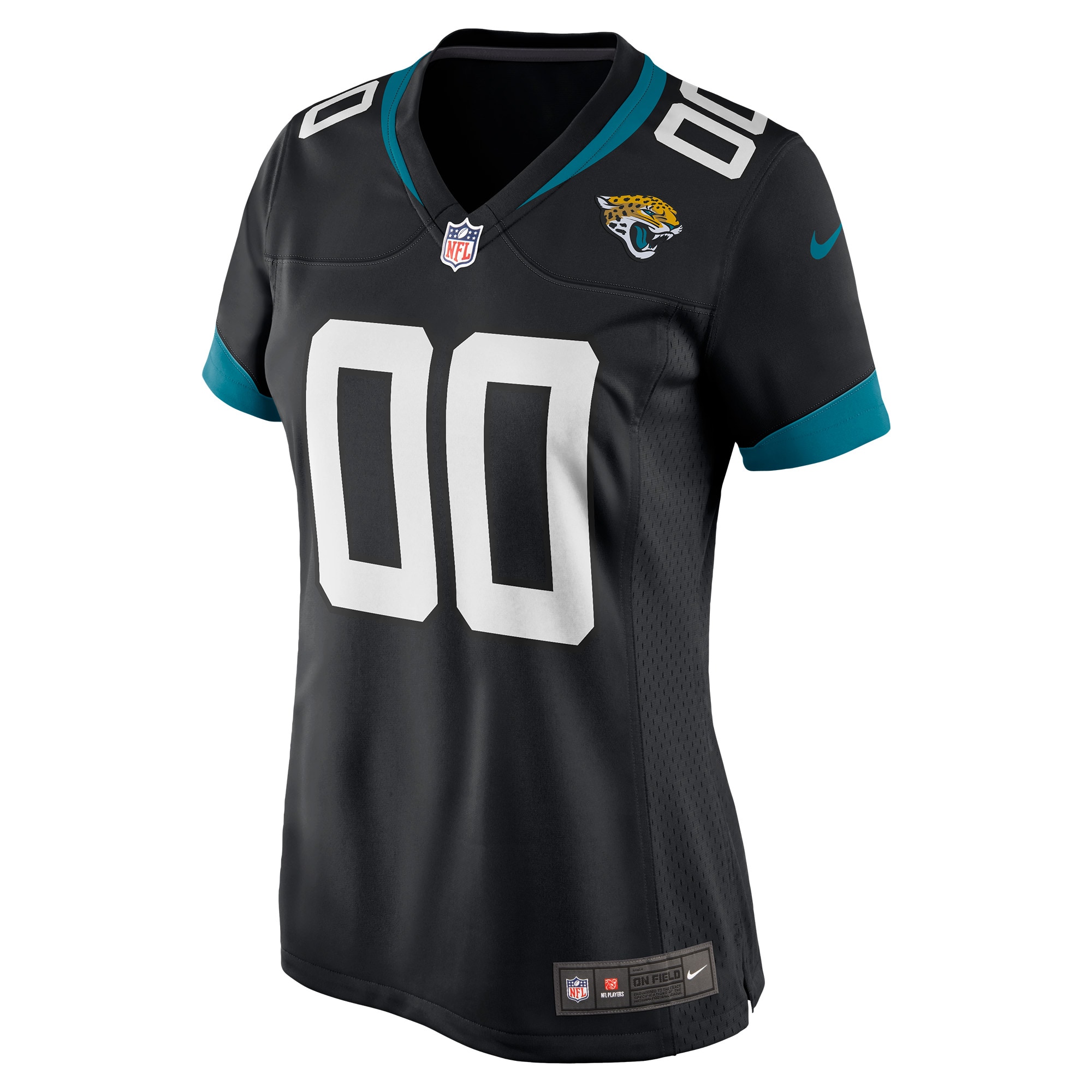 Black Jacksonville Jaguars Custom NFL Jersey Women's