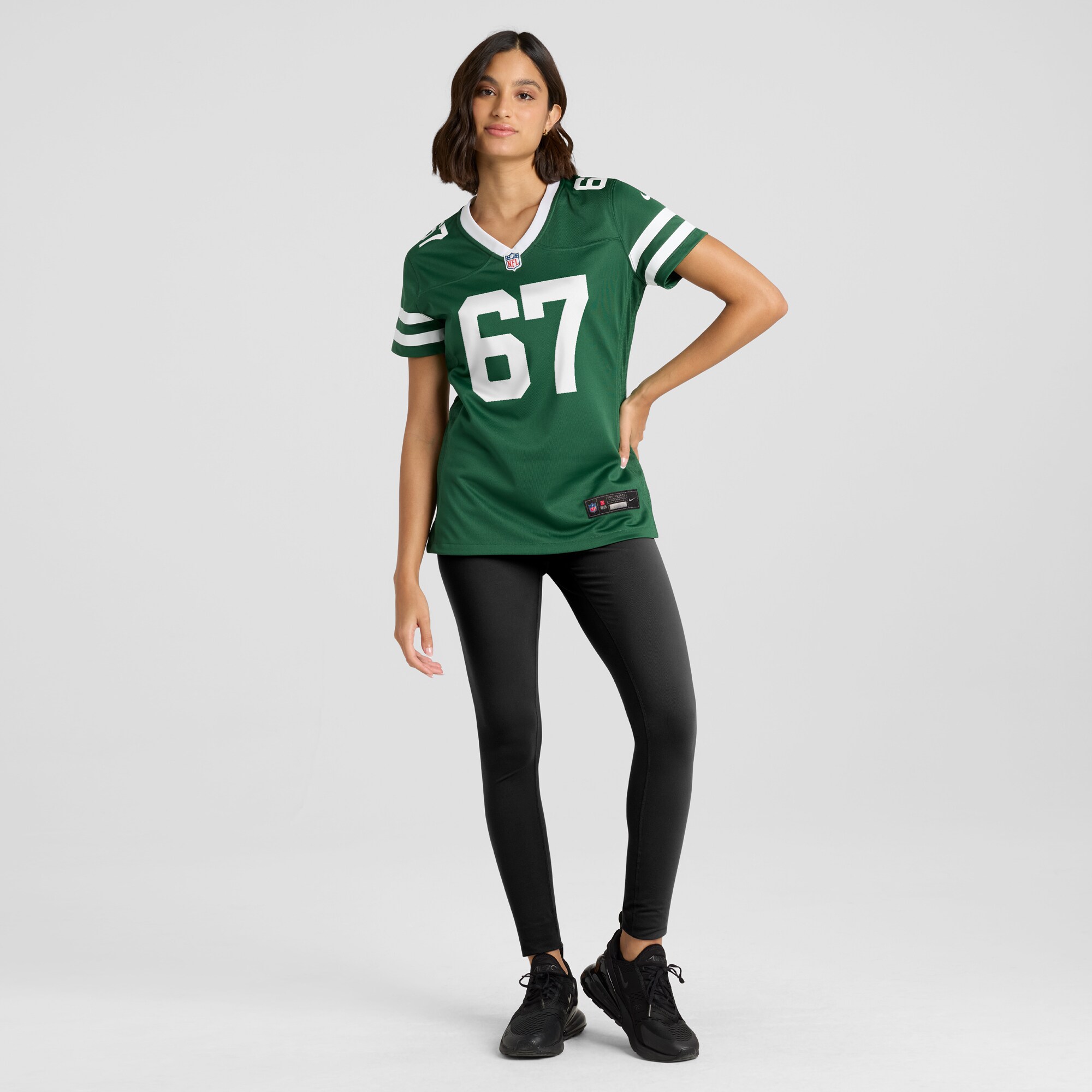 New York Jets Carter Warren Legacy Green Team Game NFL Jersey Women's