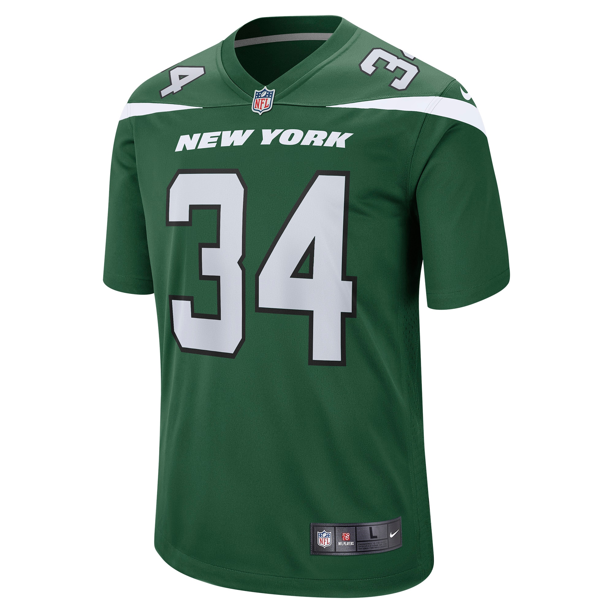 New York Jets Justin Hardee Gotham Green Game NFL Jersey Men's