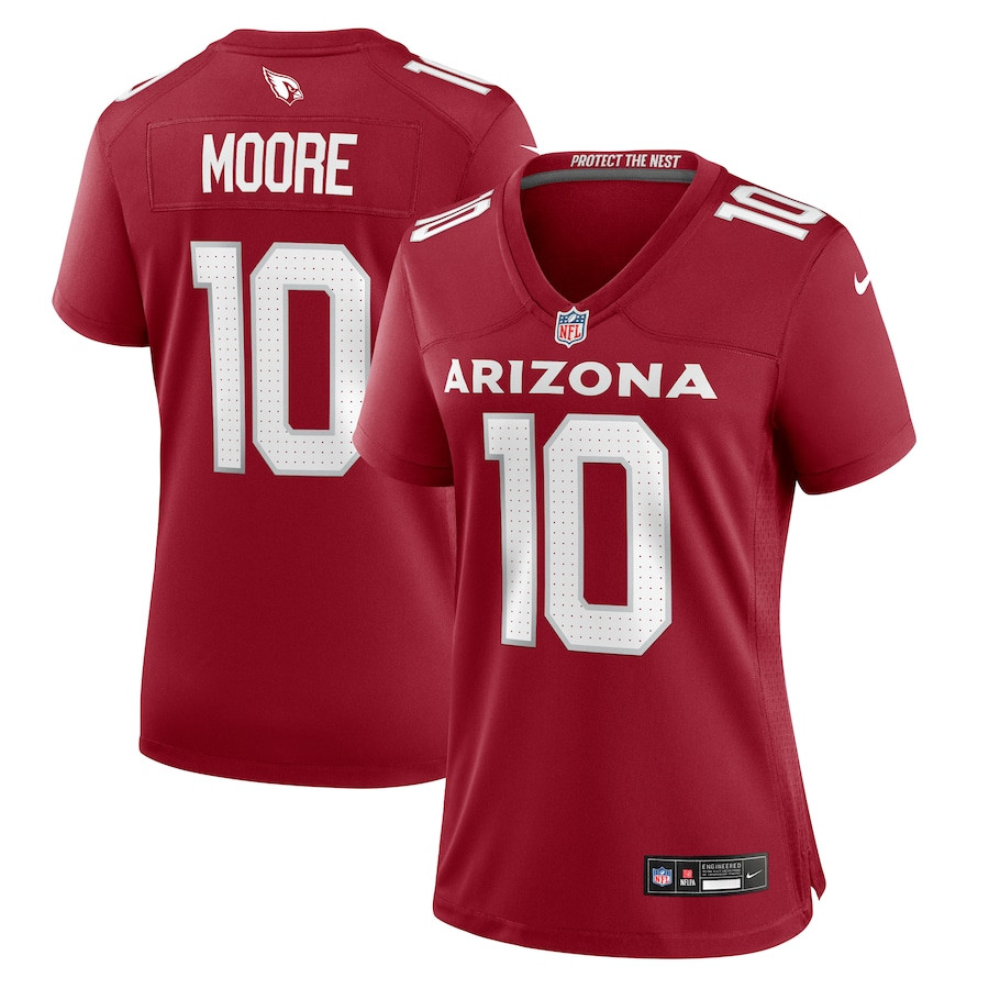 Chris Moore 10 Arizona Cardinals Game Cardinal NFL Jersey Women's
