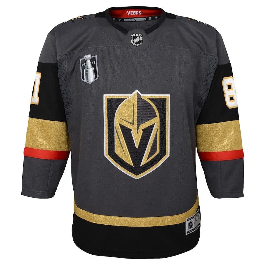 Jonathan Marchessault 81 Vegas Golden Knights 2023 Stanley Cup Final Alternate Black NHL Jersey Youth
