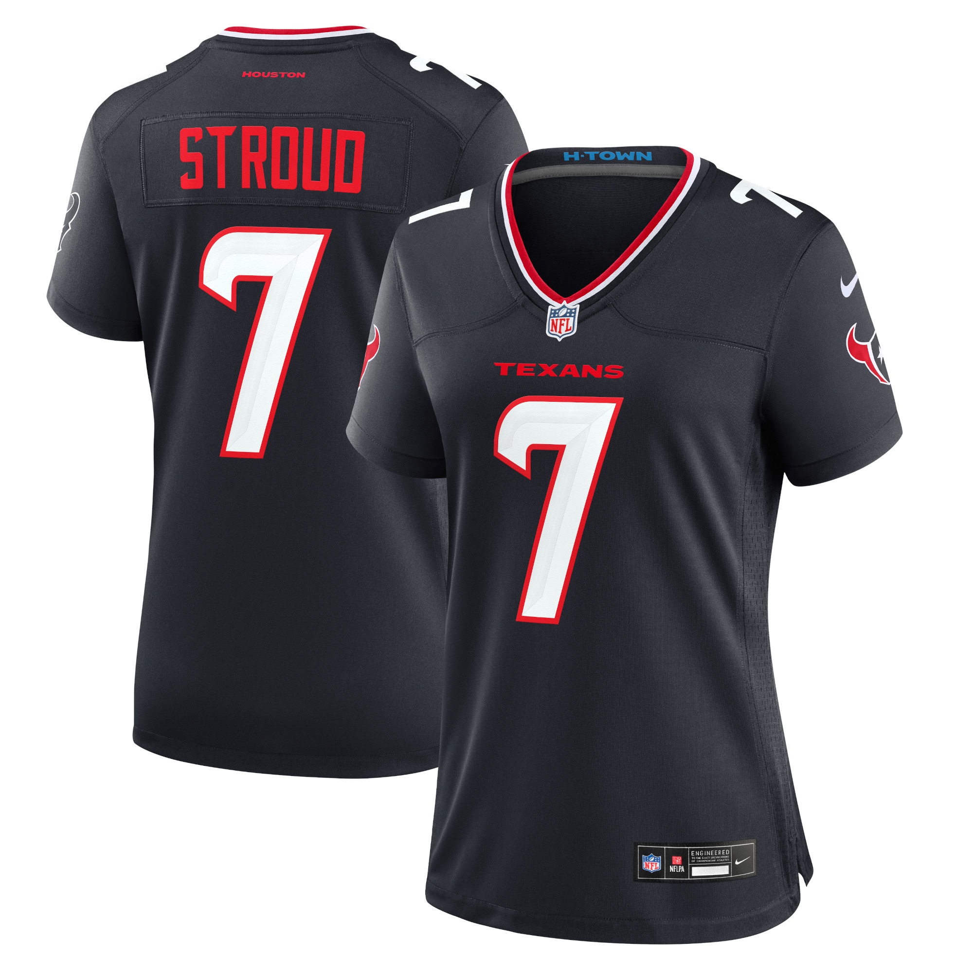 Houston Texans C.J. Stroud Navy Game NFL Jersey Women's