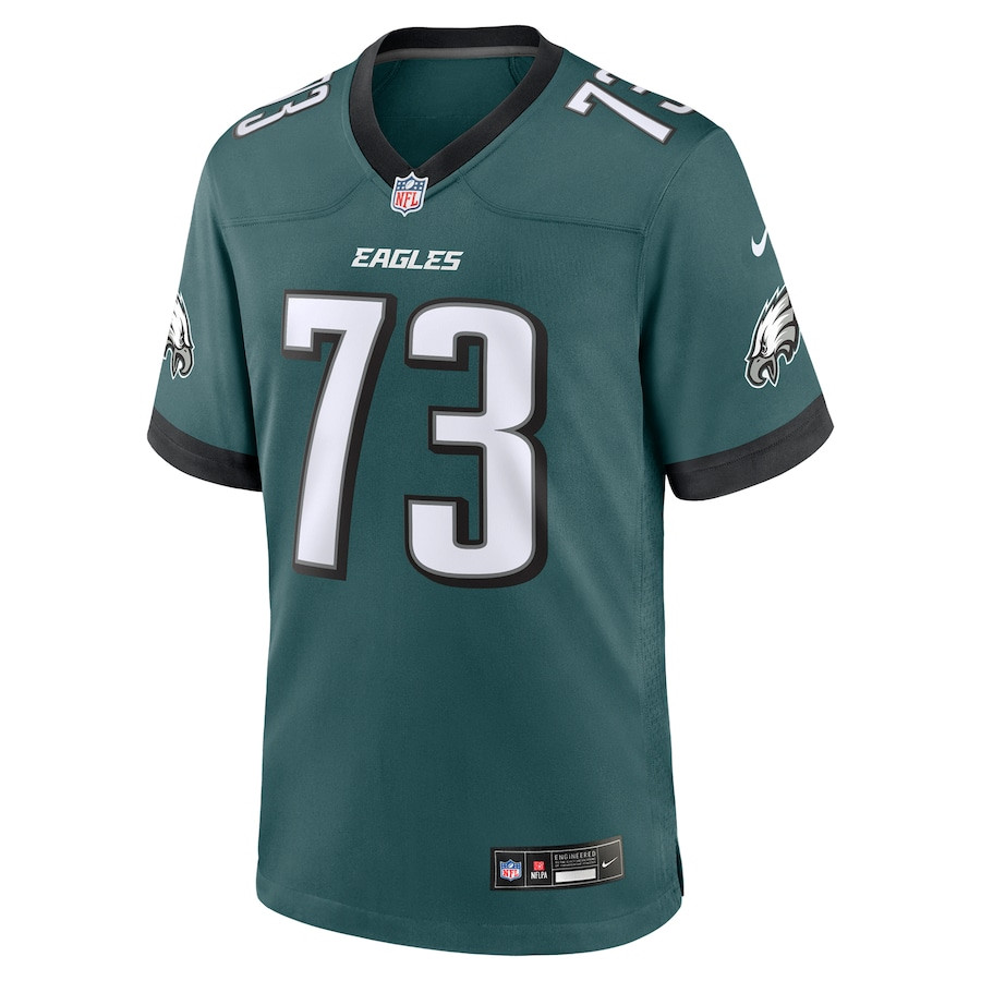 Le'Raven Clark 73 Philadelphia Eagles Team Game Midnight Green NFL Jersey Men's