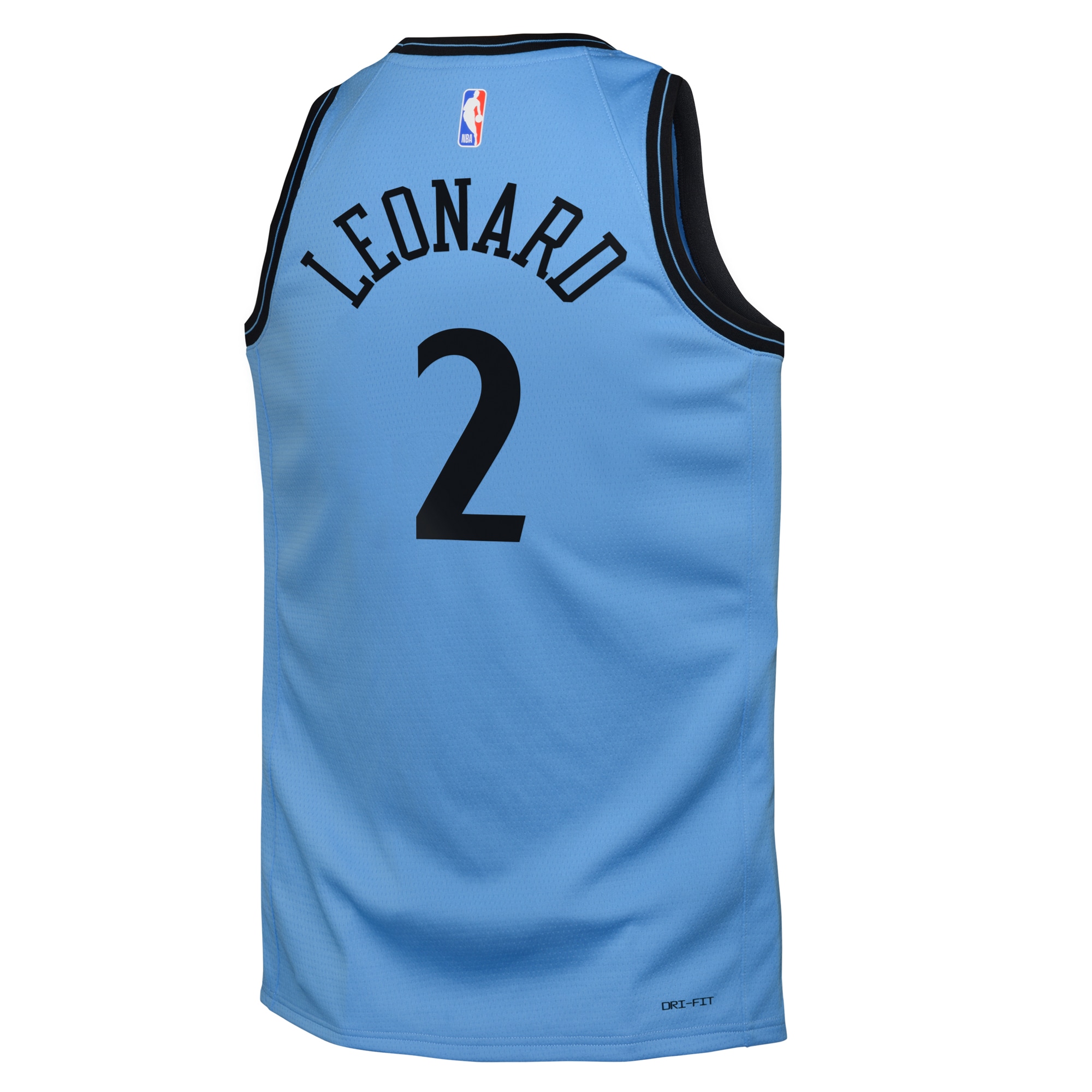 Camiseta City Edition Swingman de los Los Angeles Clippers 2024 Azul Kawhi Leonard Juvenil NBA Jersey Men's