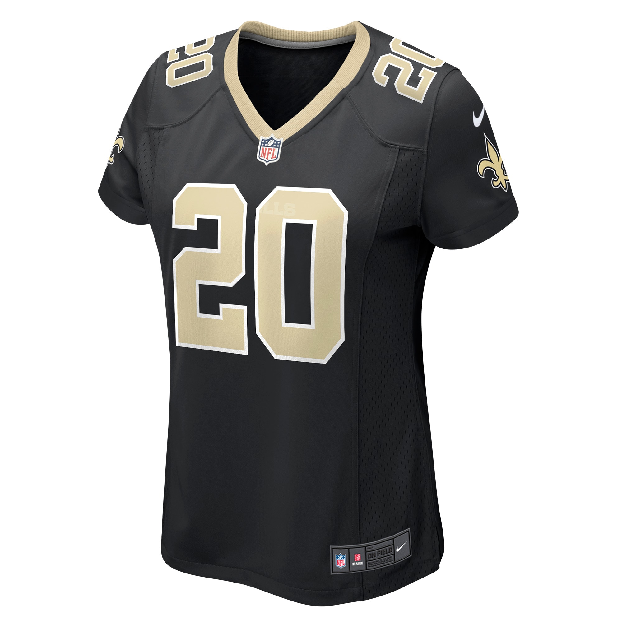 New Orleans Saints Pete Werner Black Game NFL Jersey Women's