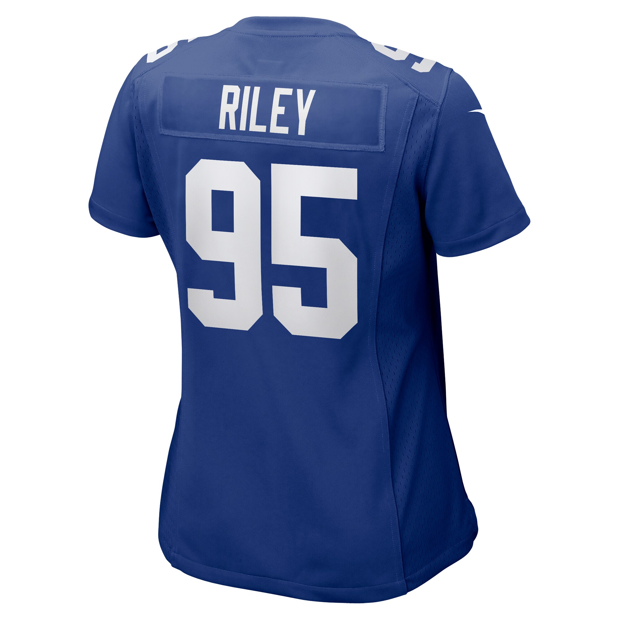 New York Giants Jordon Riley Royal Team Game NFL Jersey Women's