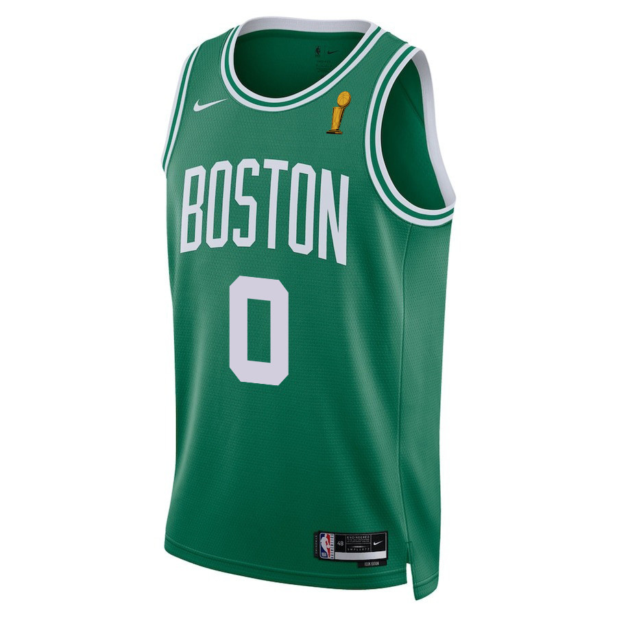 Boston Celtics 2024 FINALS CHAMPIONS Custom Icon Edition Kelly Green NBA Jersey Men's