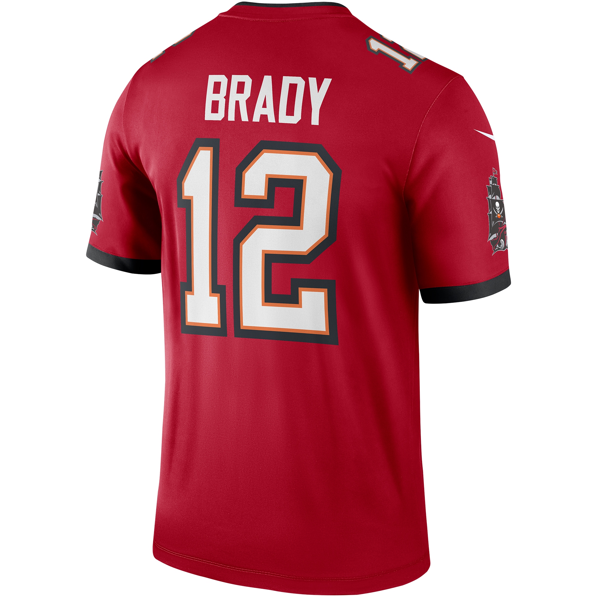 Tampa Bay Buccaneers Tom Brady Red Team Legend Player Performance Top NFL Jersey Men's