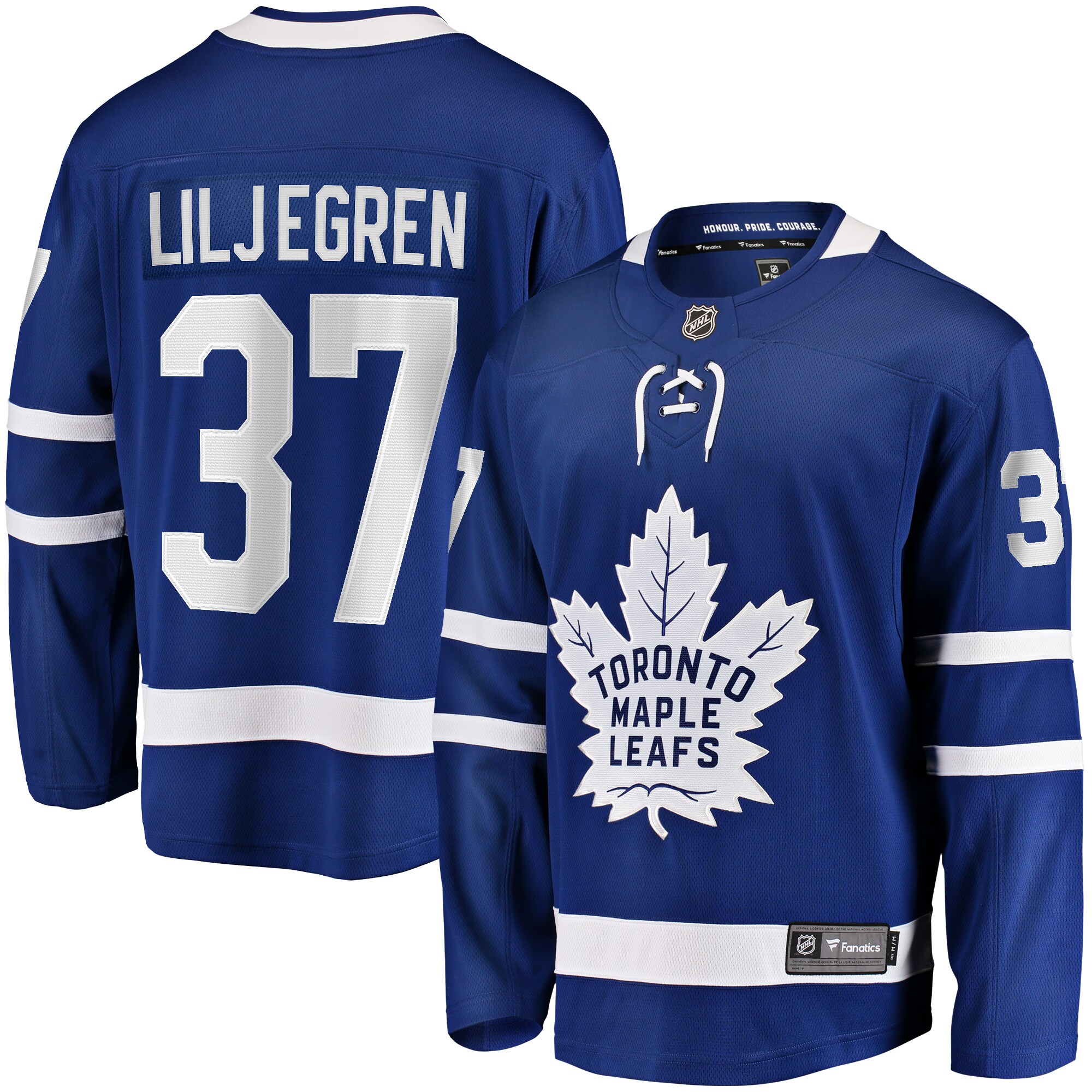 Toronto Maple Leafs Timothy Liljegren Blue Home Premier Breakaway Player NHL Jersey Men's