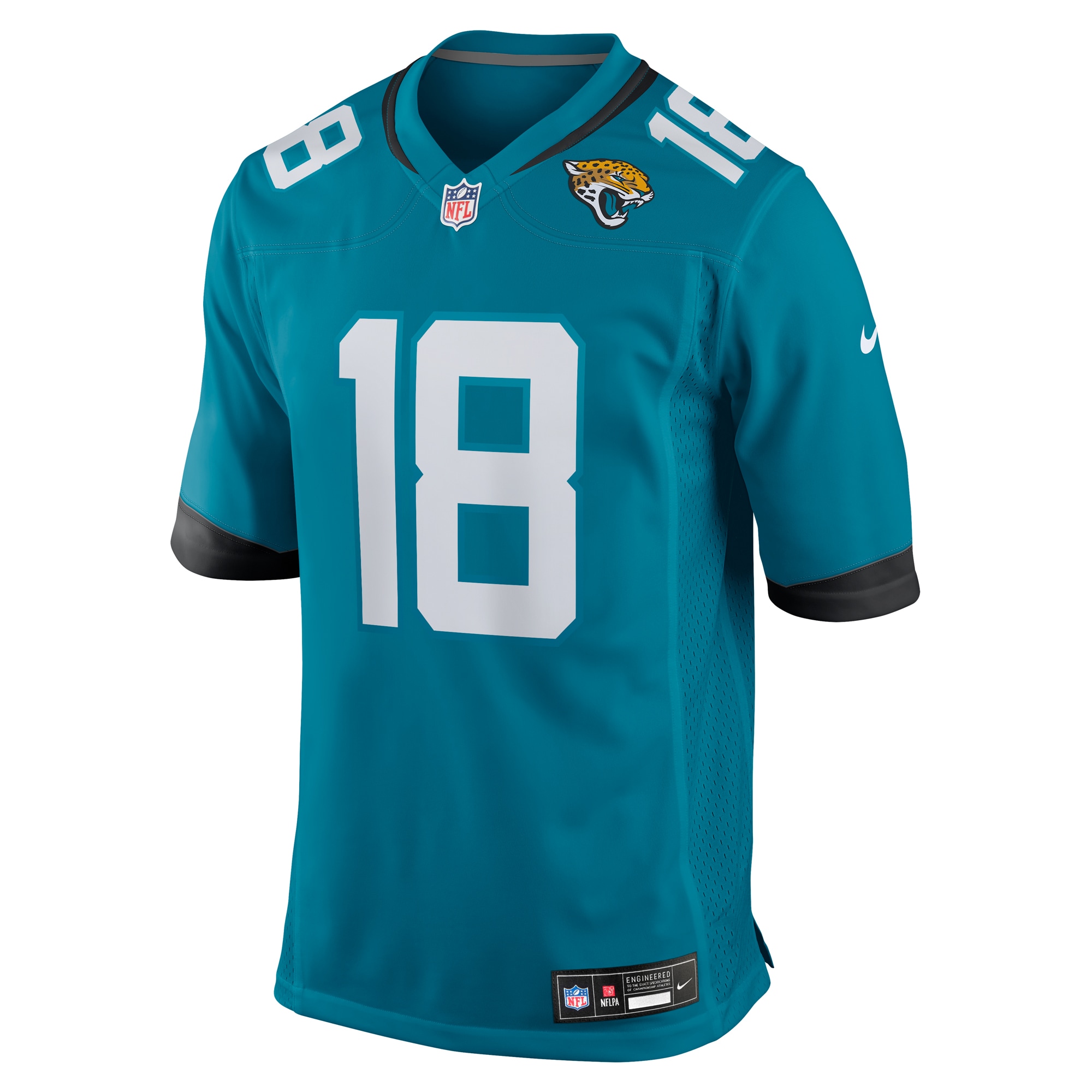 Jacksonville Jaguars John Wolford Teal Team Game NFL Jersey Men's