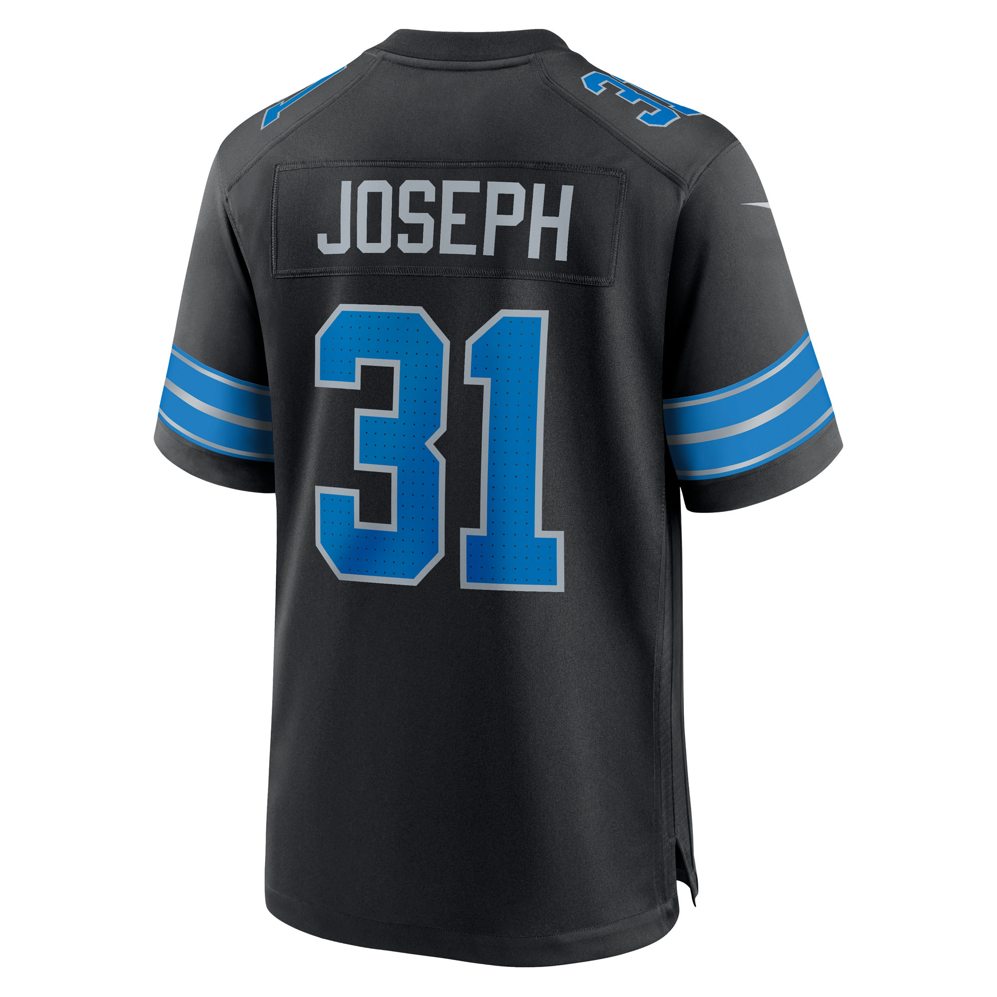 Detroit Lions Kerby Joseph Black Alternate 2 Game NFL Jersey Men's