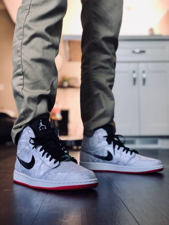CLOT x Air Jordan 1 Mid Fearless CU2804-100
